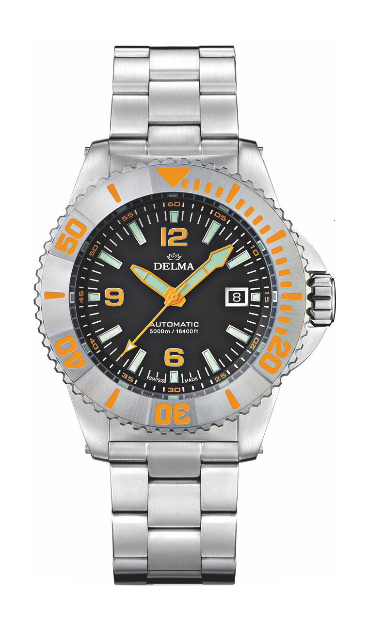 Delma Blue Shark IV luxury timepiece - detailed view