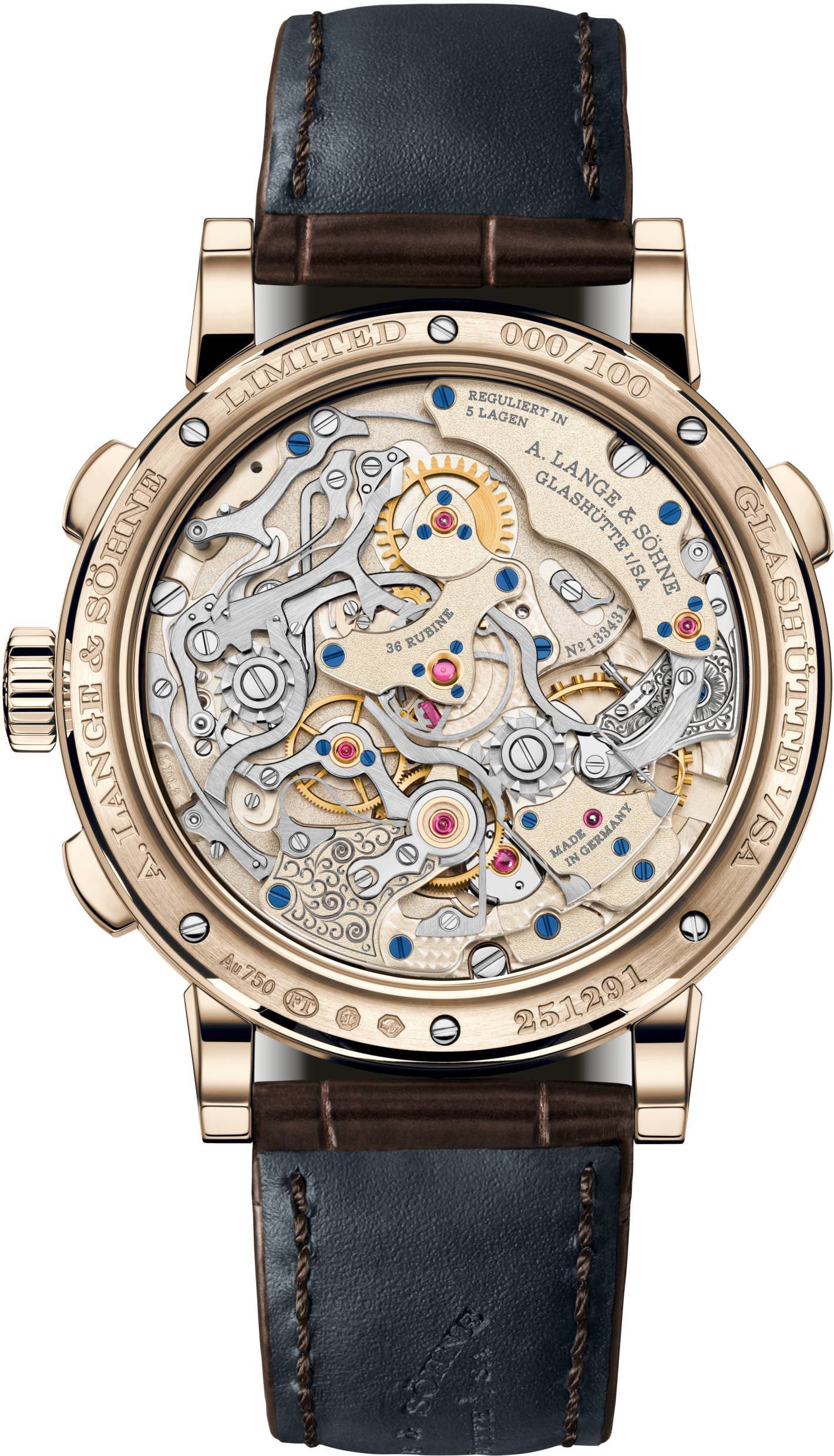 A. Lange & Söhne 1815 Rattrapante Honeygold “Homage to F. A. Lange” - View 2