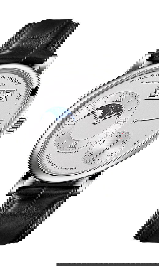 A. Lange & Söhne Grand Lange 1 Moon Phase luxury timepiece - detailed view