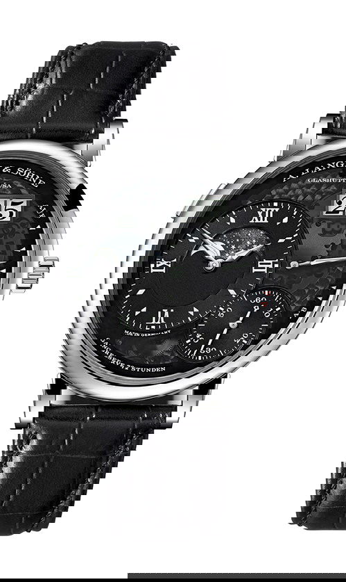 A. Lange & Söhne Grand Lange 1 Moon Phase “Lumen” luxury timepiece - detailed view