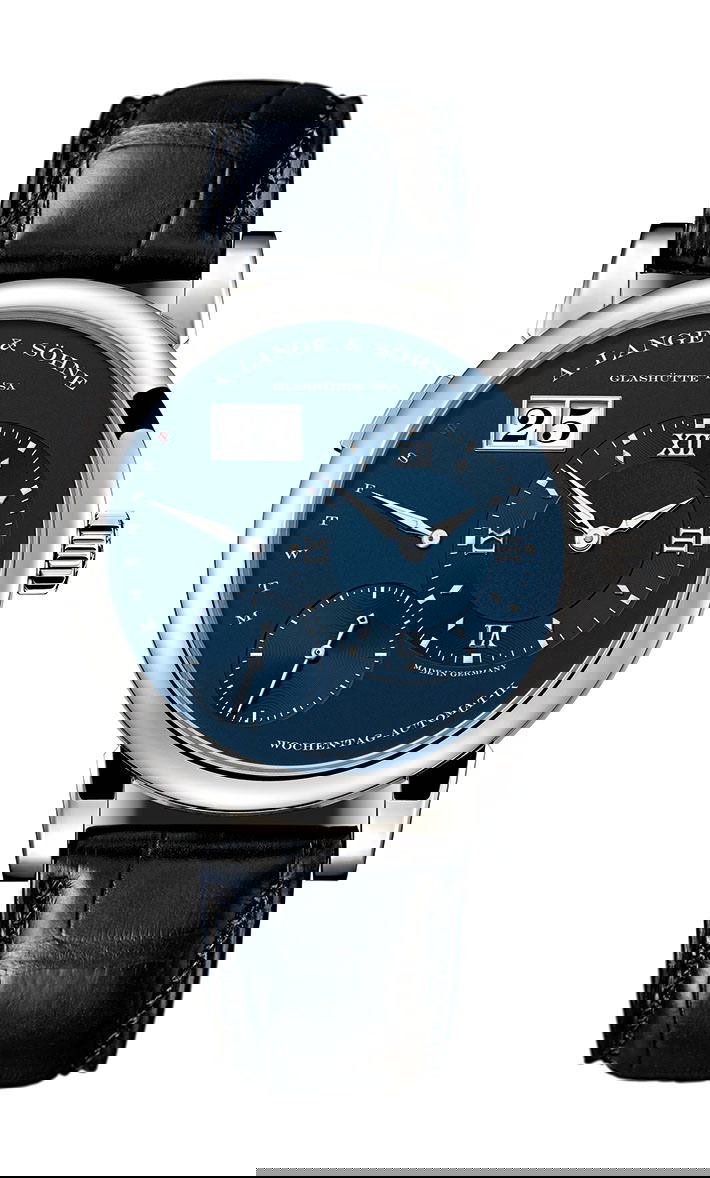 A. Lange & Söhne Lange 1 Daymatic luxury timepiece - detailed view