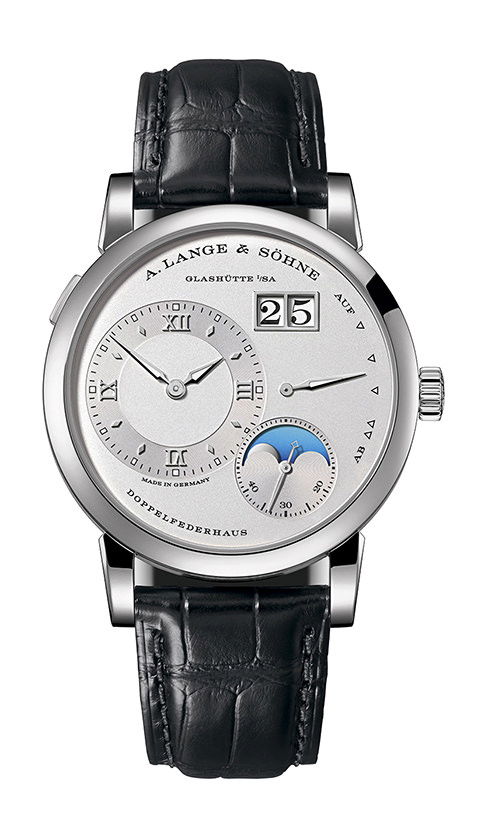 A. Lange & Söhne Lange 1 Moon Phase luxury timepiece - detailed view
