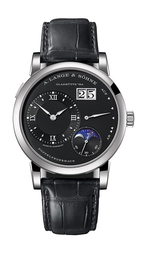A. Lange & Söhne Lange 1 Moon Phase luxury timepiece - detailed view