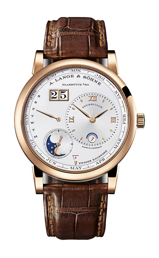 A. Lange & Söhne Lange 1 Tourbillon Perpetual Calendar luxury timepiece - detailed view