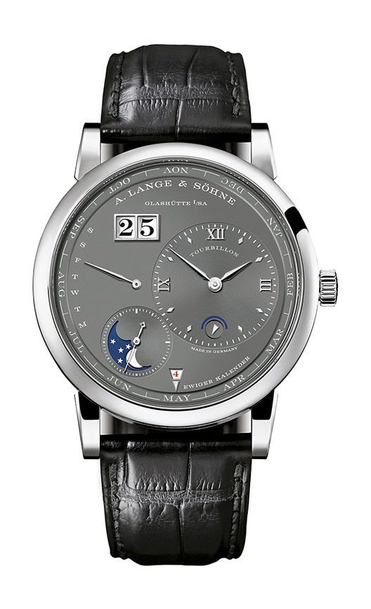 A. Lange & Söhne Lange 1 Tourbillon Perpetual Calendar luxury timepiece - detailed view