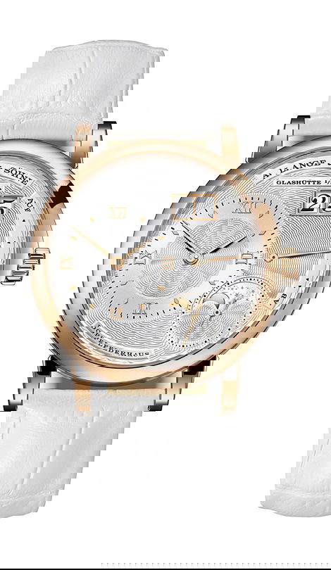 A. Lange & Söhne Little Lange 1 Moon Phase luxury timepiece - detailed view