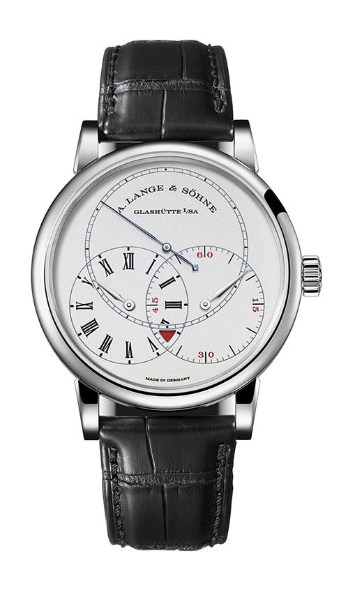 A. Lange & Söhne Richard Lange Jumping Seconds luxury timepiece - detailed view