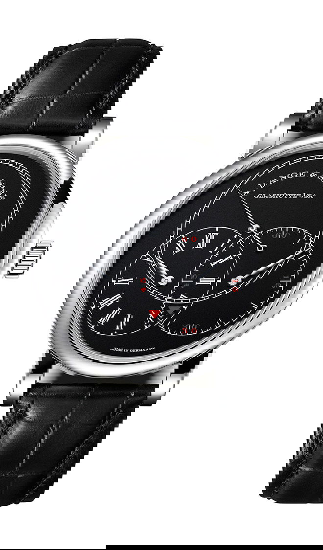 A. Lange & Söhne Richard Lange Jumping Seconds luxury timepiece - detailed view