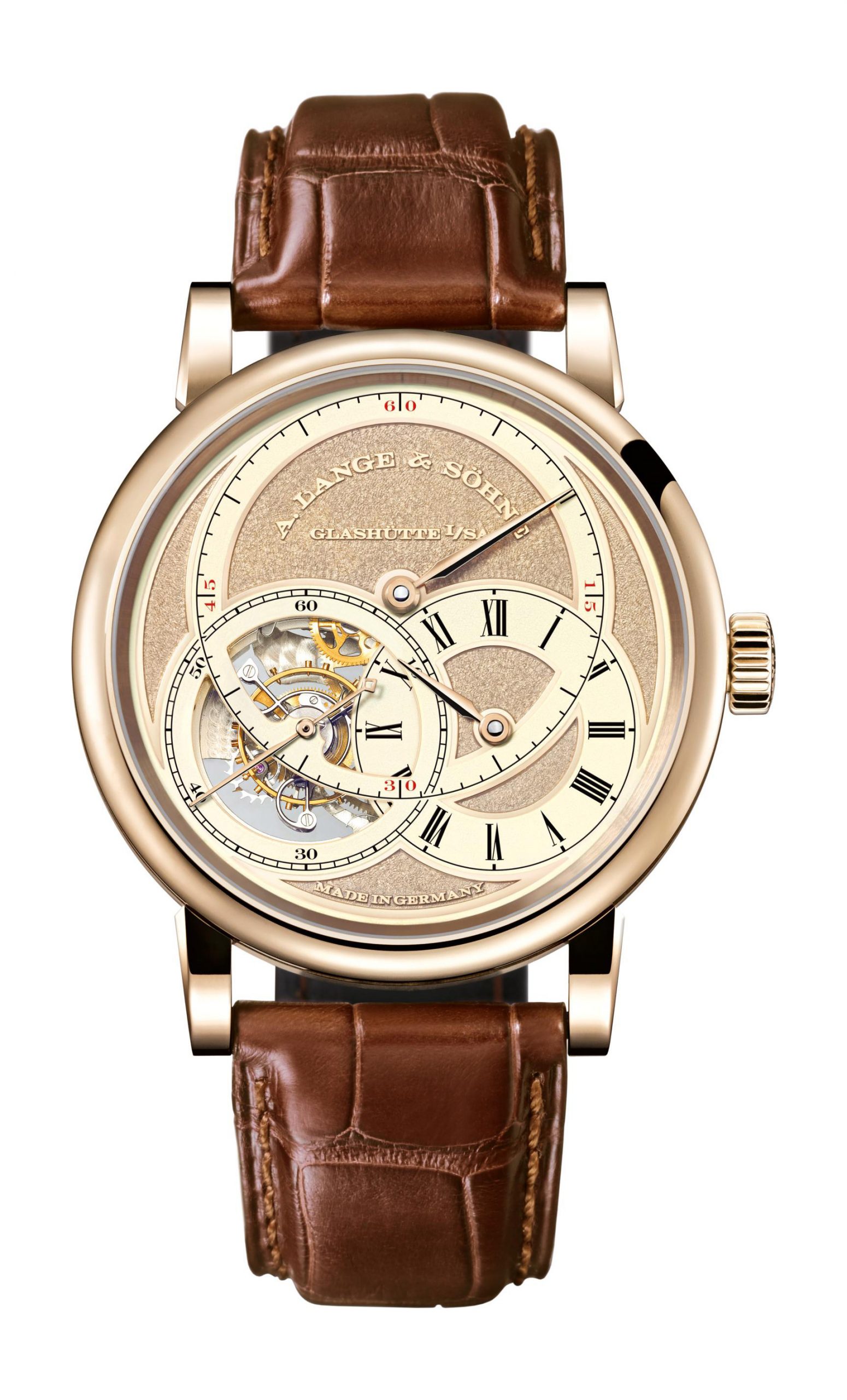 A. Lange & Söhne Richard Lange Tourbillon “Pour le Mérite” Handwerkskunst luxury timepiece - detailed view