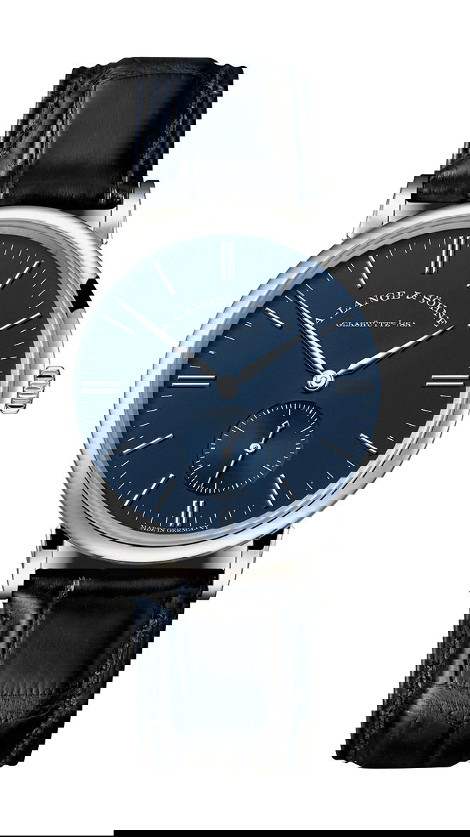 A. Lange & Söhne Saxonia luxury timepiece - detailed view