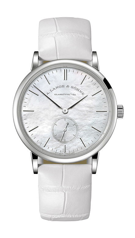 A. Lange & Söhne Saxonia luxury timepiece - detailed view