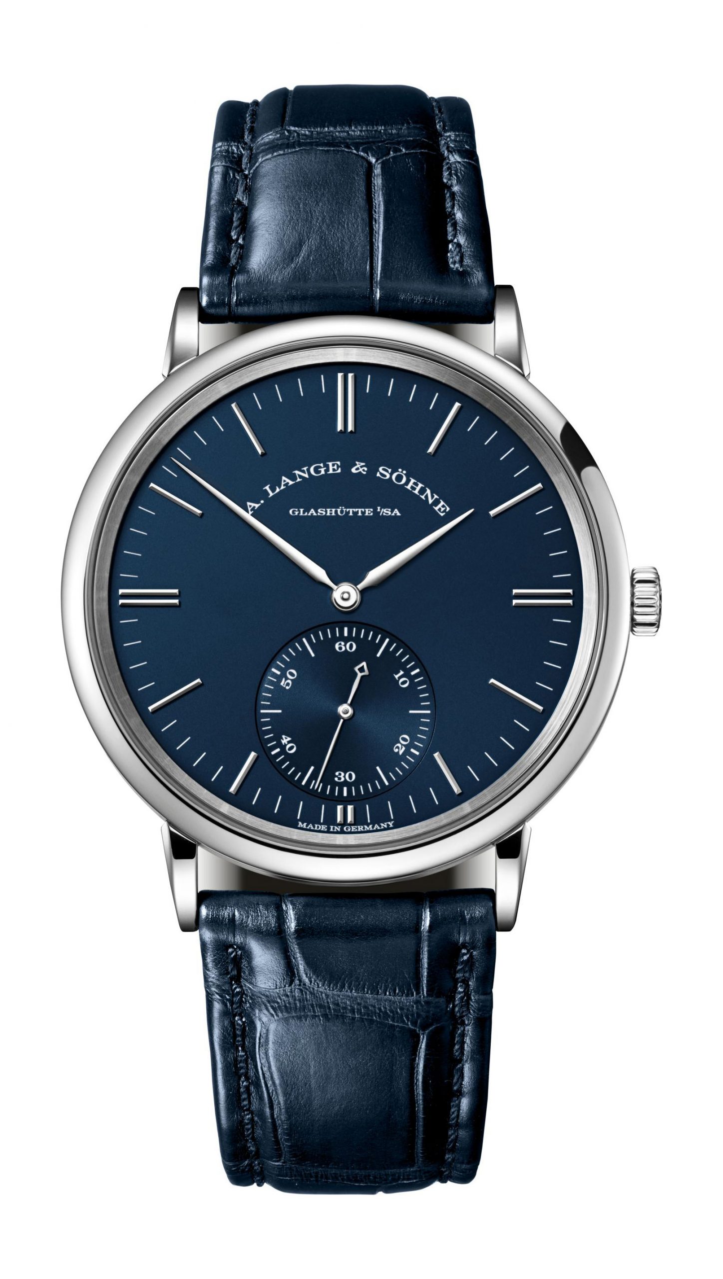 A. Lange & Söhne Saxonia Automatic luxury timepiece - detailed view