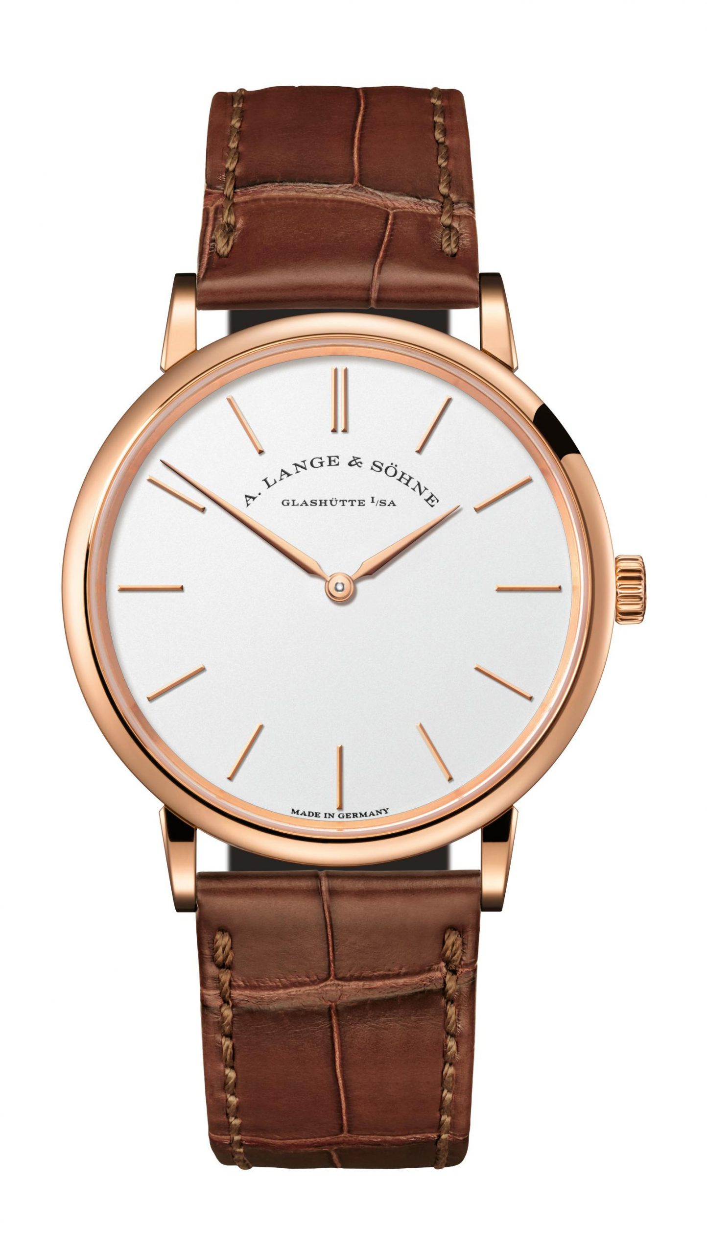 A. Lange & Söhne Saxonia Thin luxury timepiece - detailed view