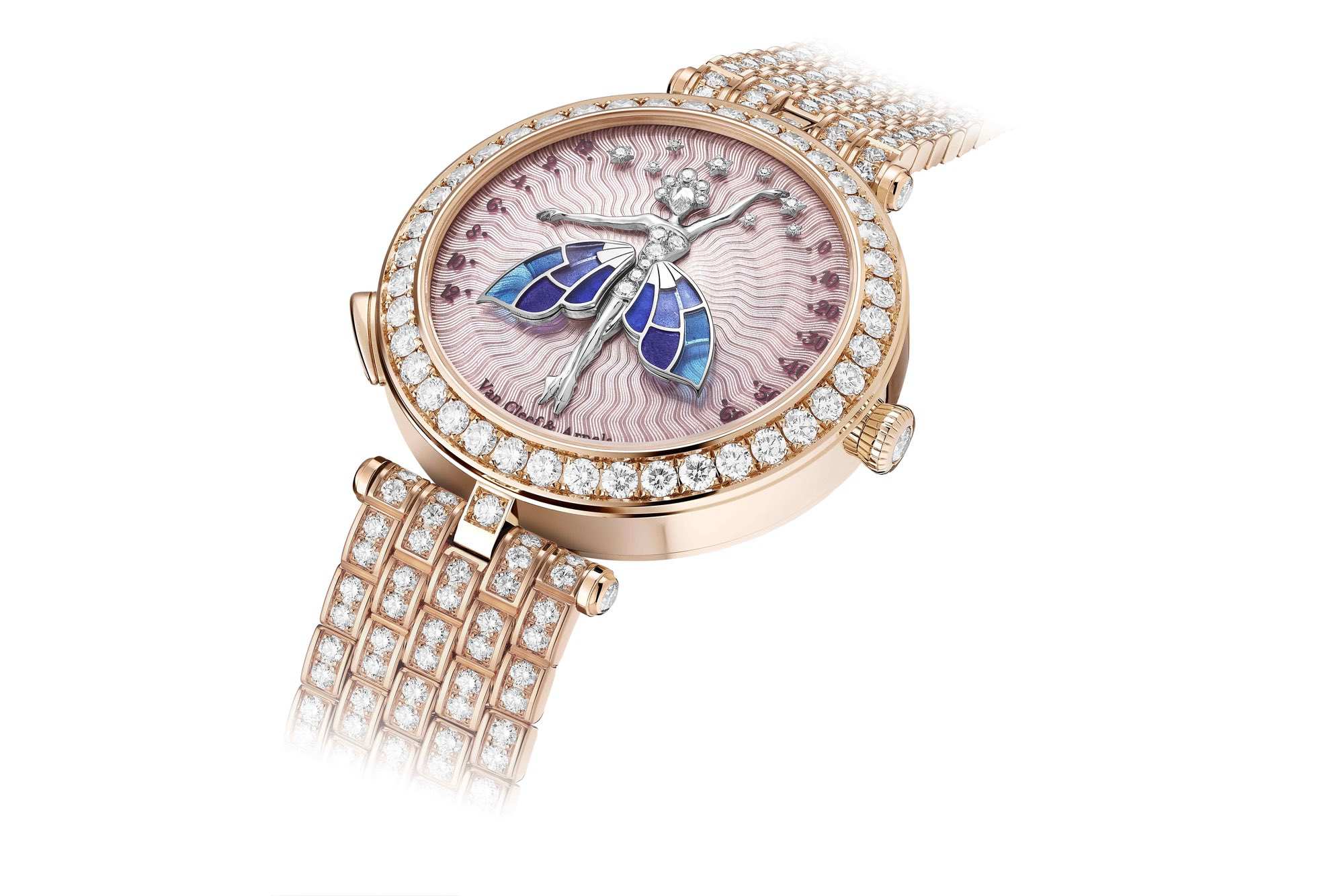 Van Cleef & Arpels Lady Arpels Ballerine Enchantée Rose Gold Watch - View 2