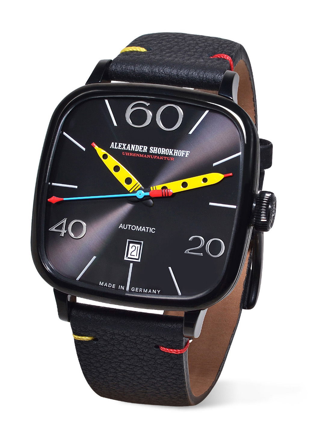 Alexander Shorokhoff Kandy Crazy Hands luxury timepiece - detailed view