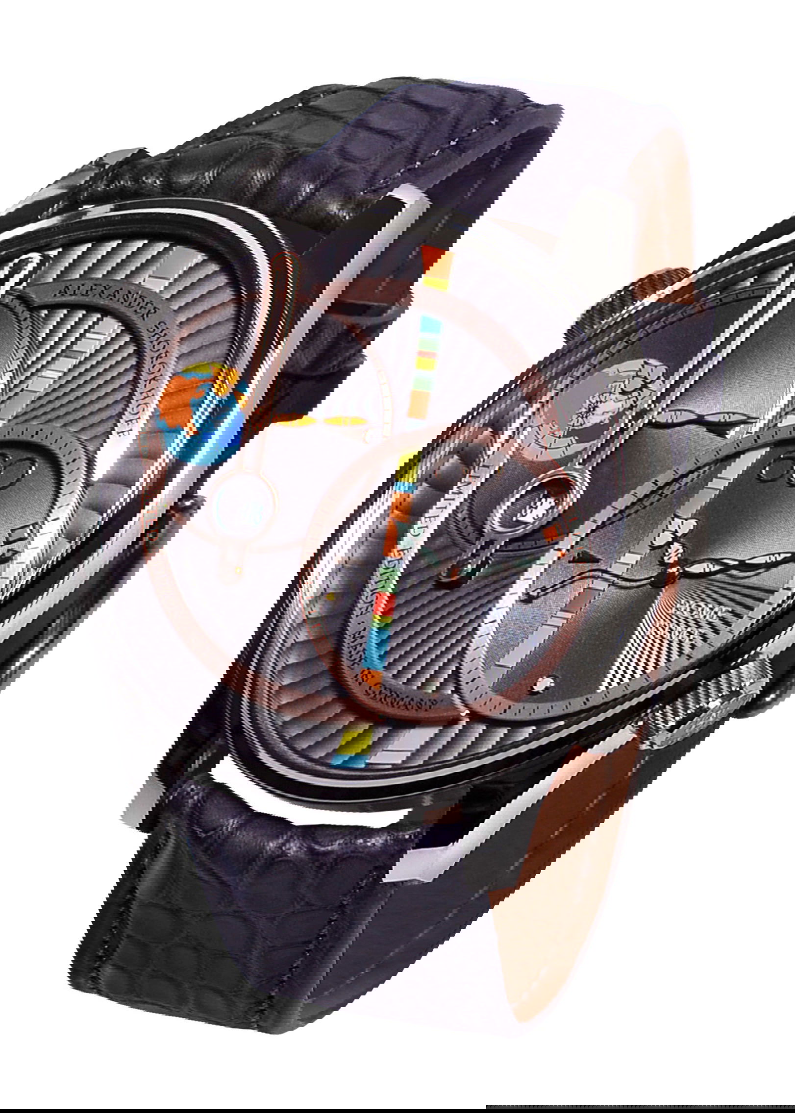 Alexander Shorokhoff Levels luxury timepiece - detailed view