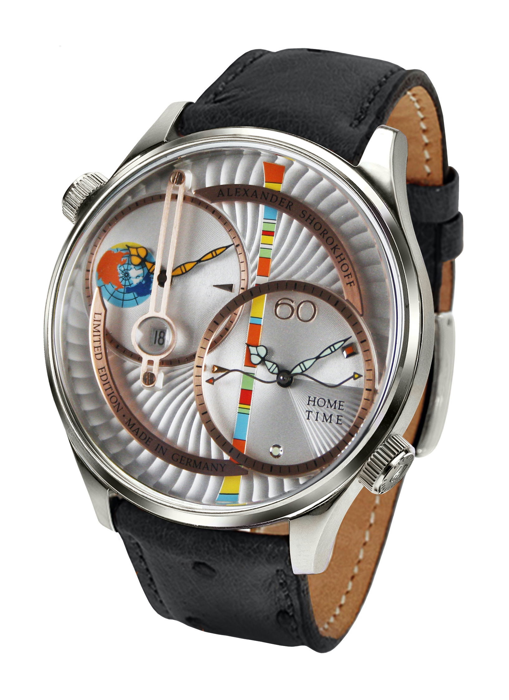 Alexander Shorokhoff Levels luxury timepiece - detailed view