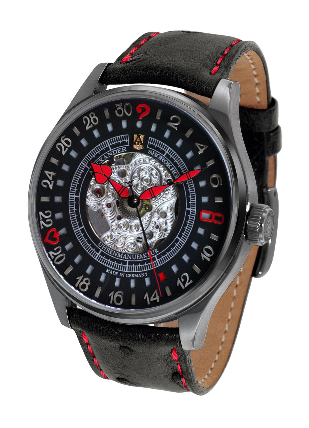 Alexander Shorokhoff Lucky 8-2 luxury timepiece - detailed view