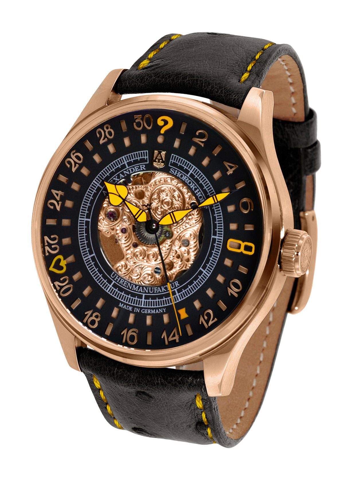 Alexander Shorokhoff Lucky 8-2 luxury timepiece - detailed view
