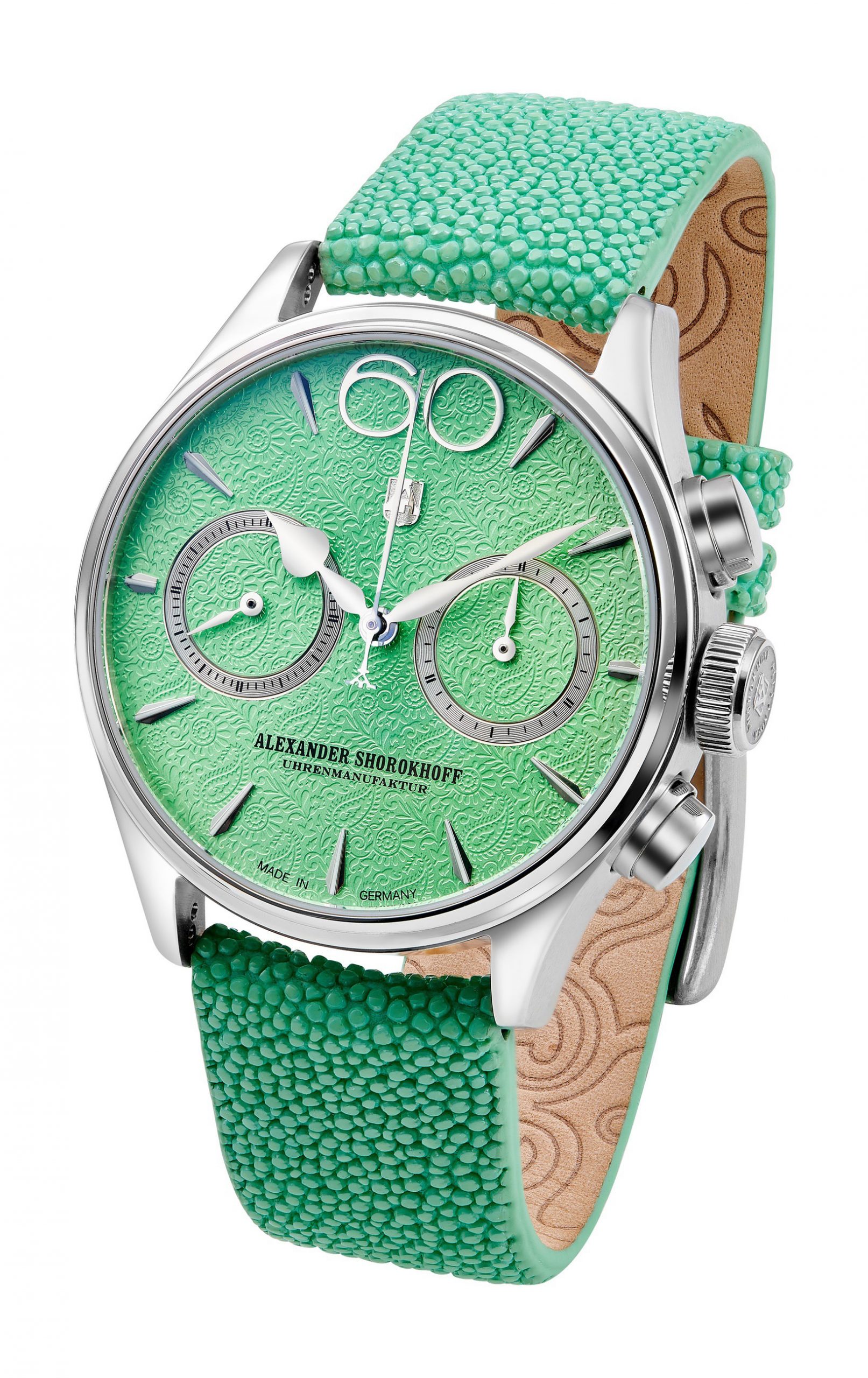 Alexander Shorokhoff Spring luxury timepiece - detailed view