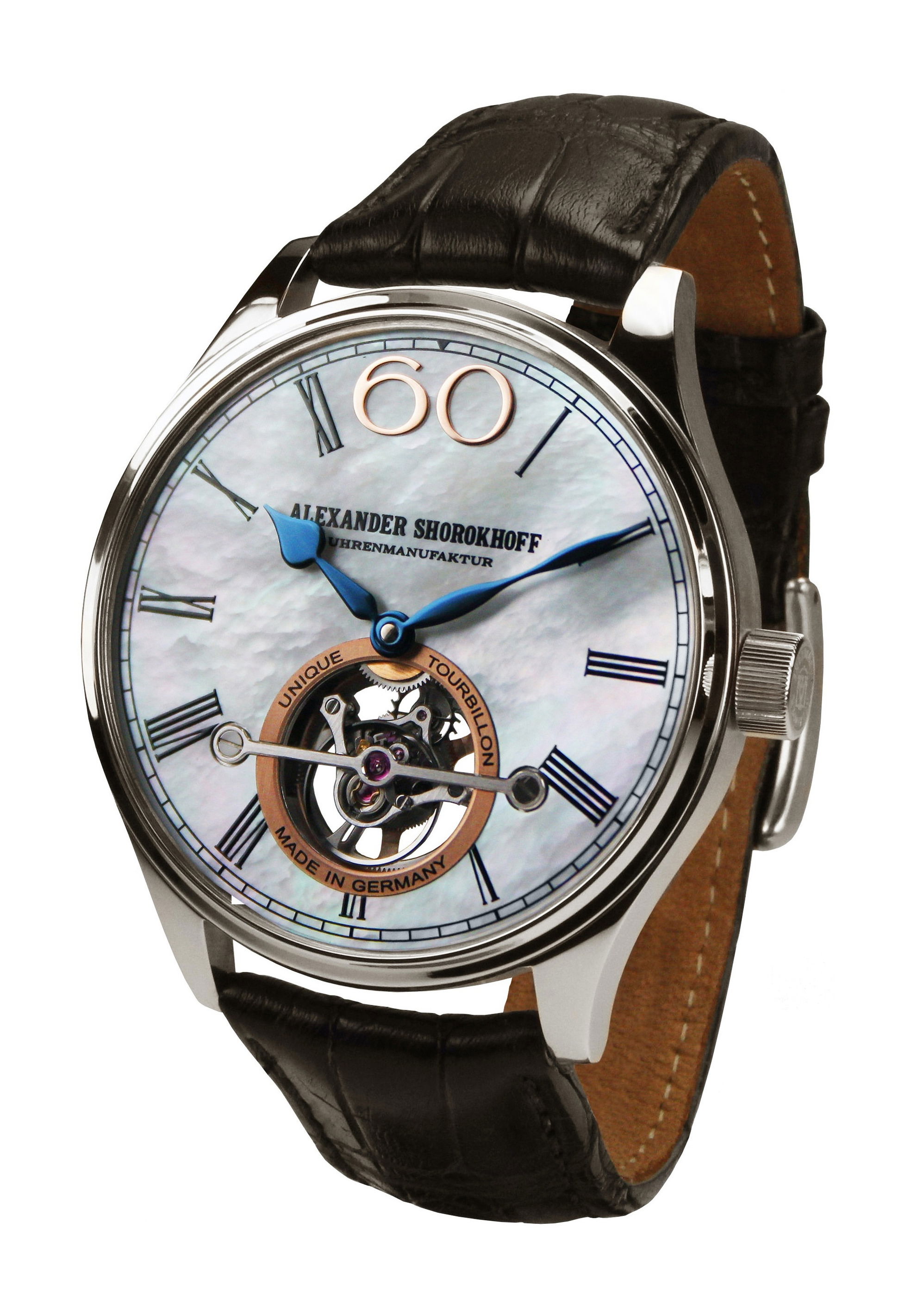 Alexander Shorokhoff Tourbillon Classic luxury timepiece - detailed view