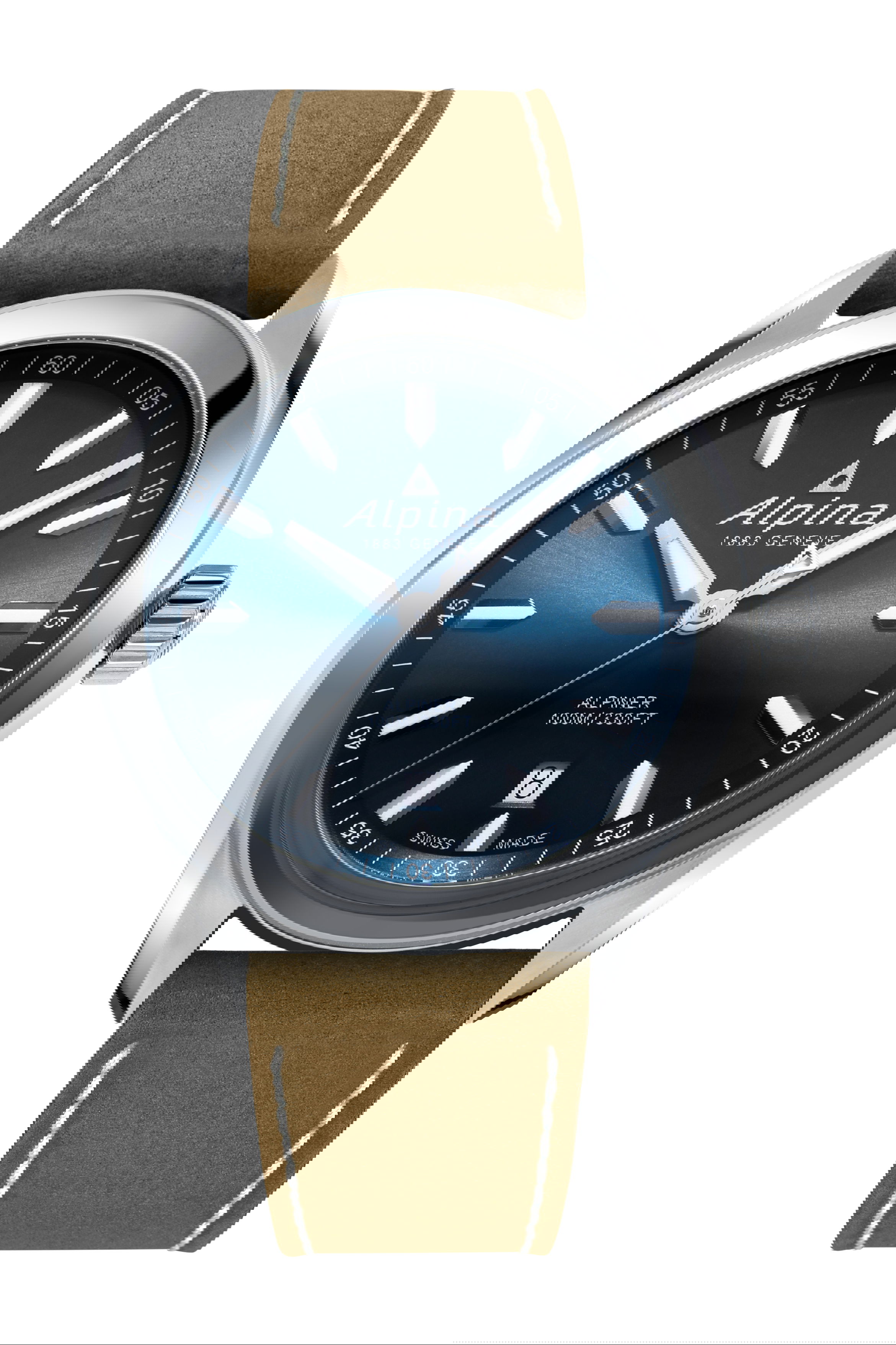 Alpina Alpiner Quartz luxury timepiece - detailed view