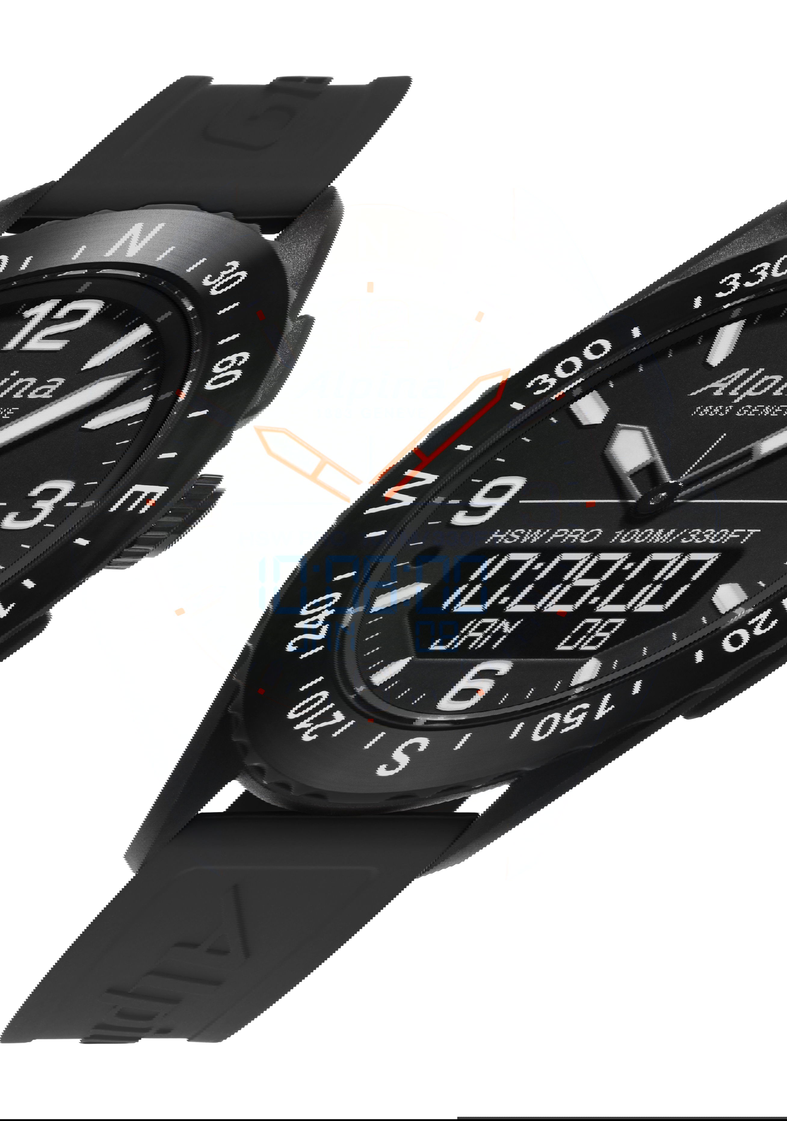 Alpina AlpinerX luxury timepiece - detailed view