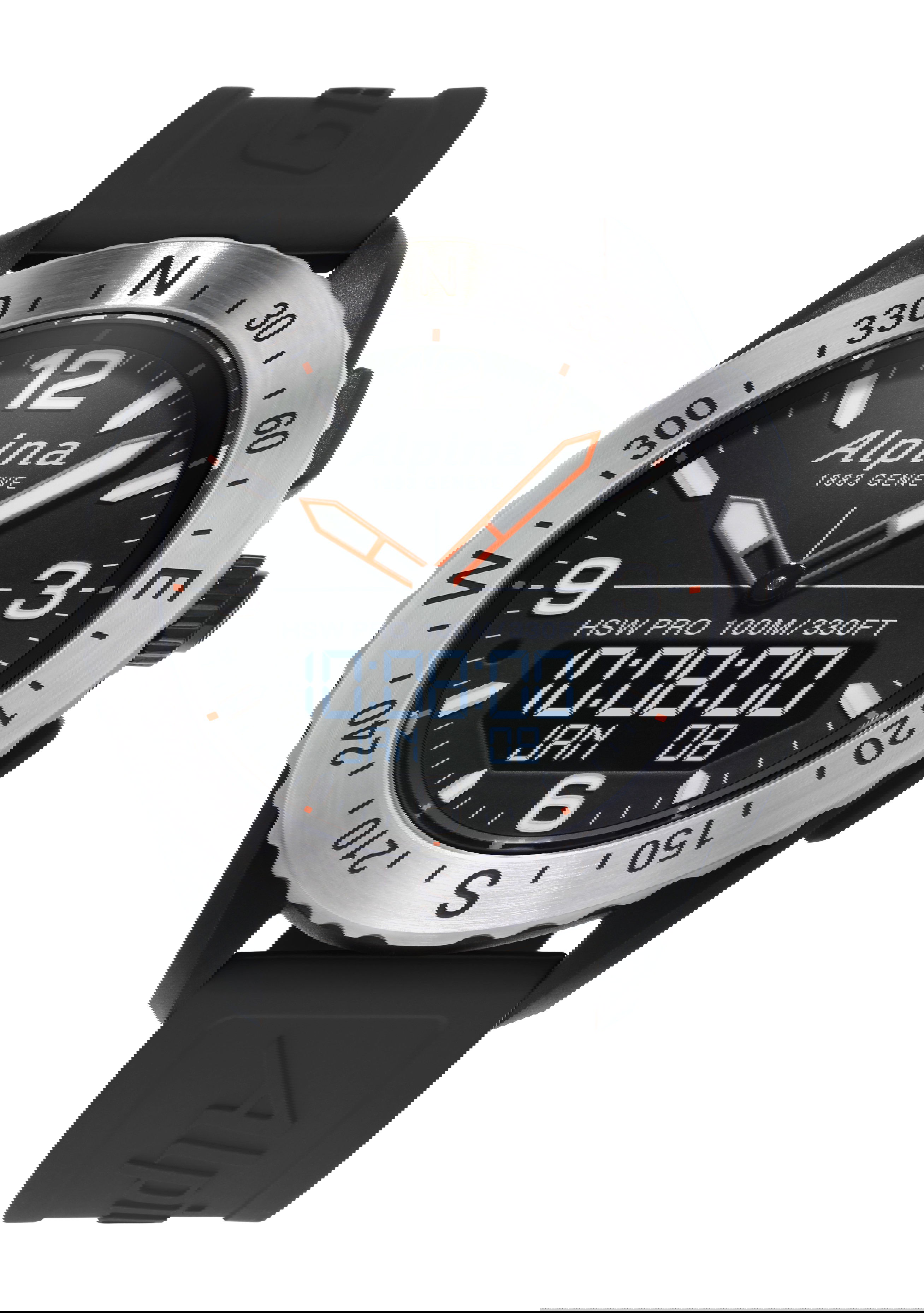 Alpina AlpinerX luxury timepiece - detailed view
