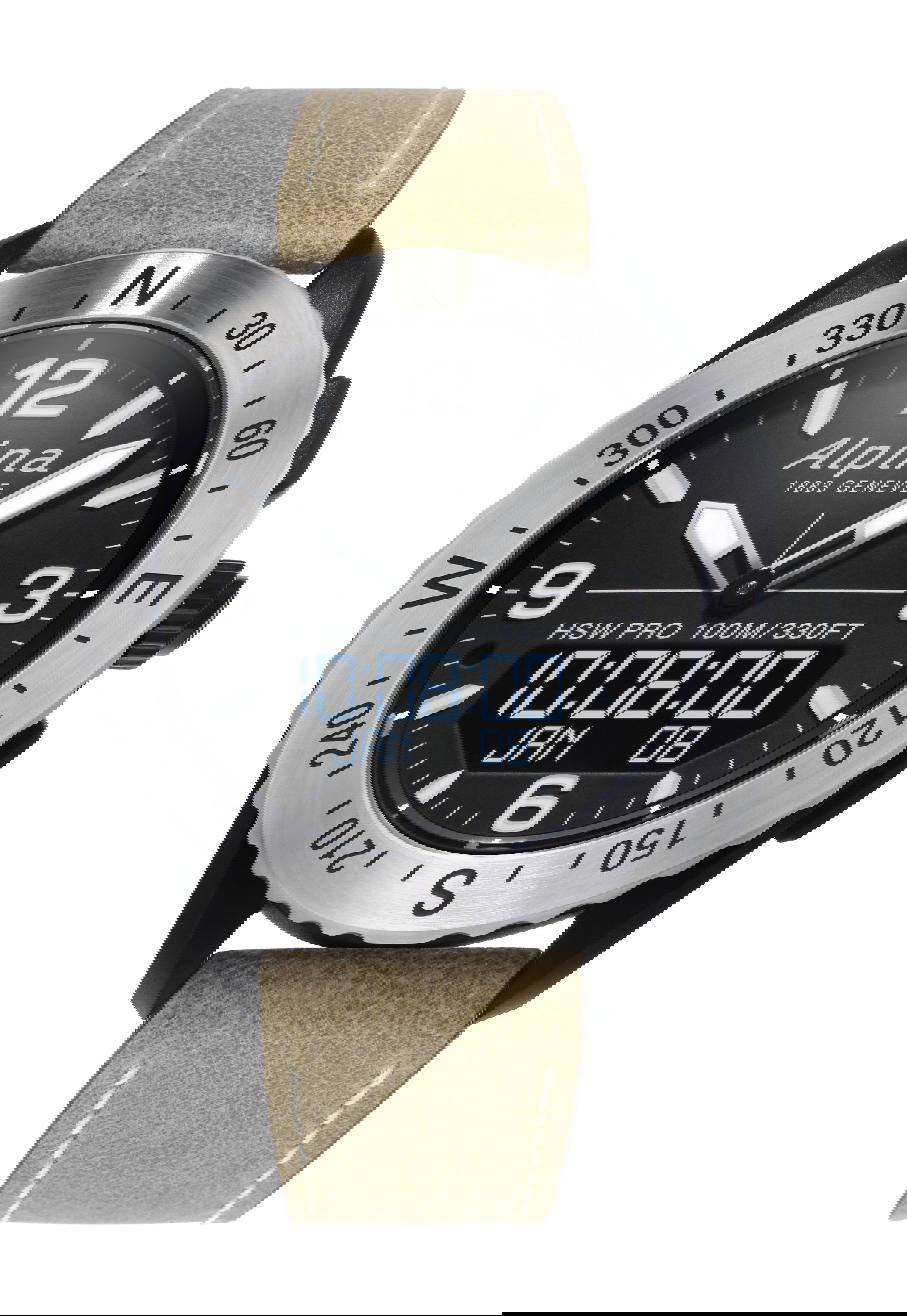 Alpina AlpinerX luxury timepiece - detailed view
