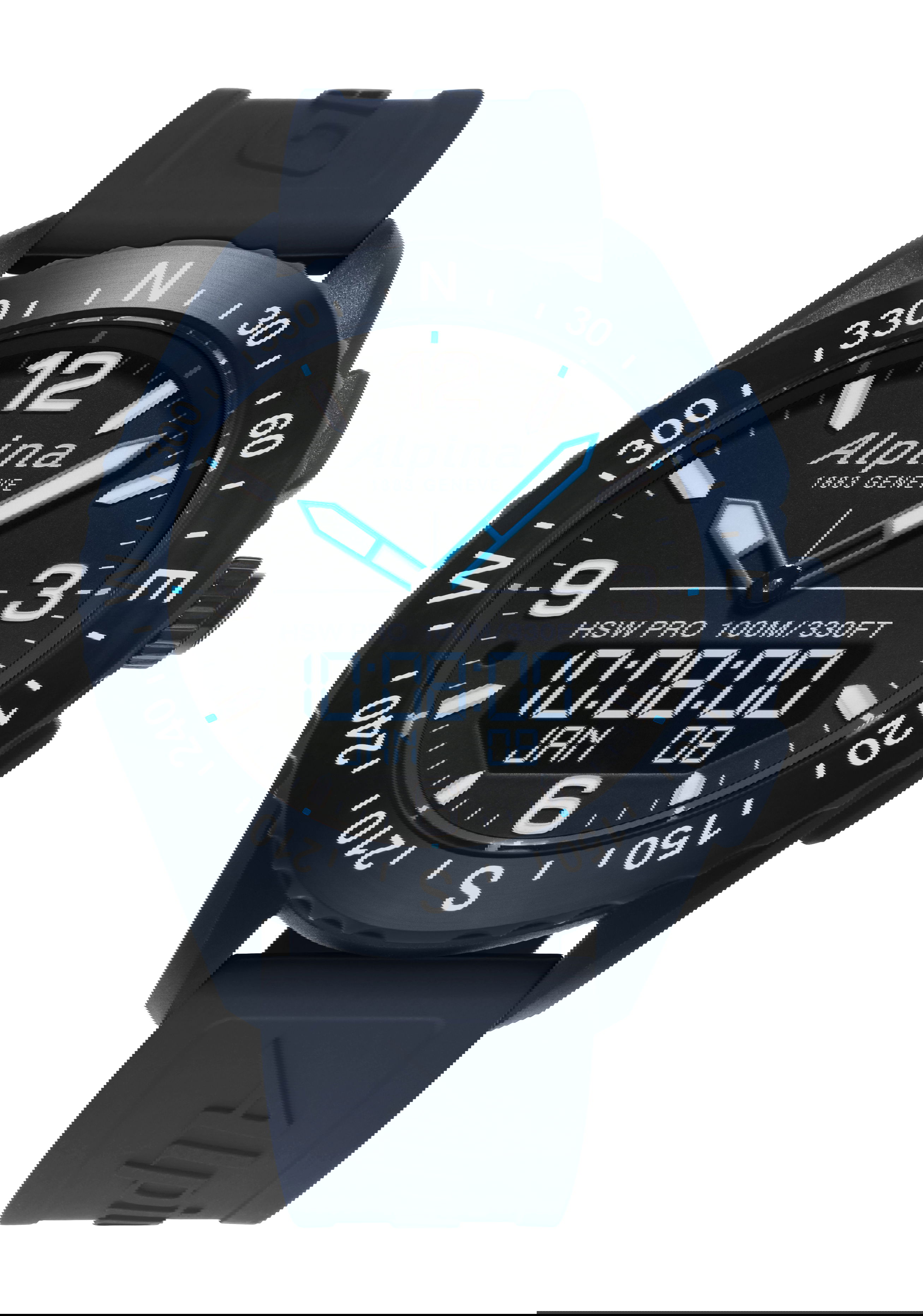Alpina AlpinerX luxury timepiece - detailed view