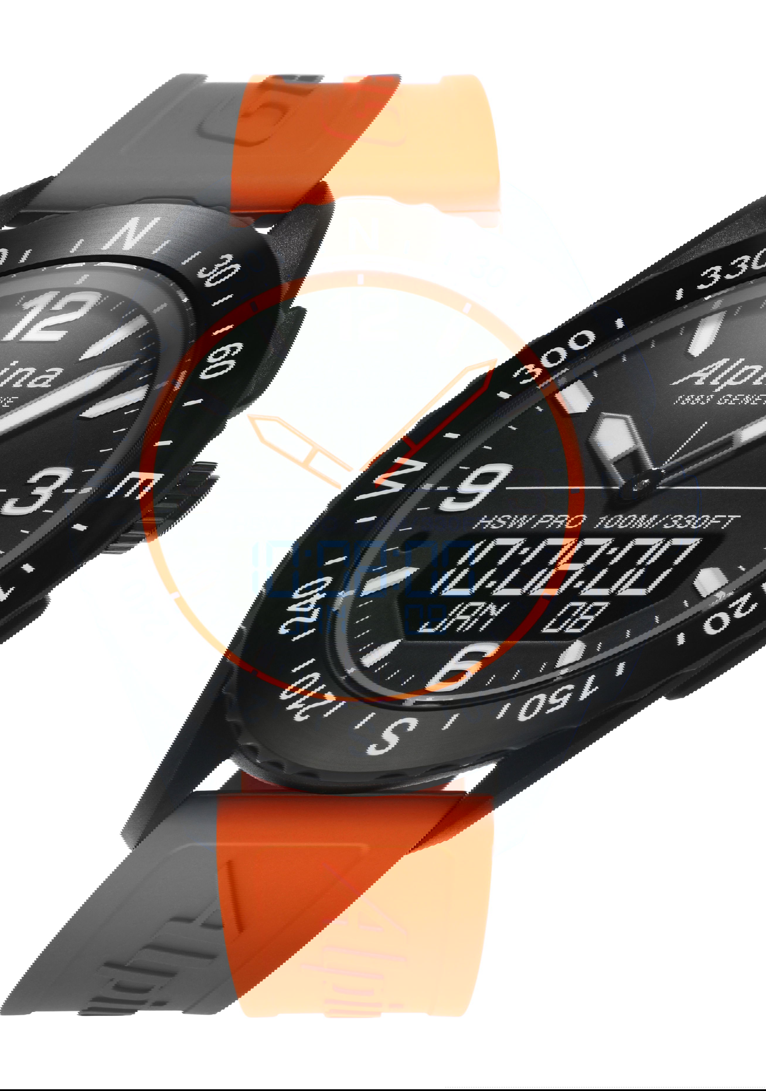 Alpina AlpinerX luxury timepiece - detailed view