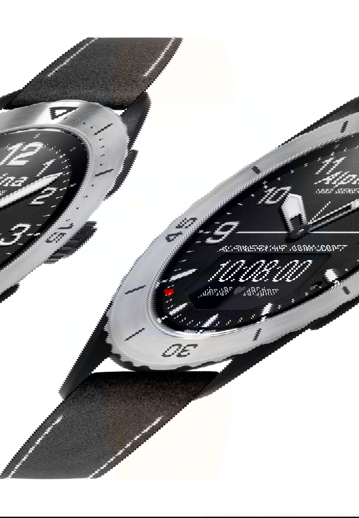 Alpina AlpinerX Alive luxury timepiece - detailed view