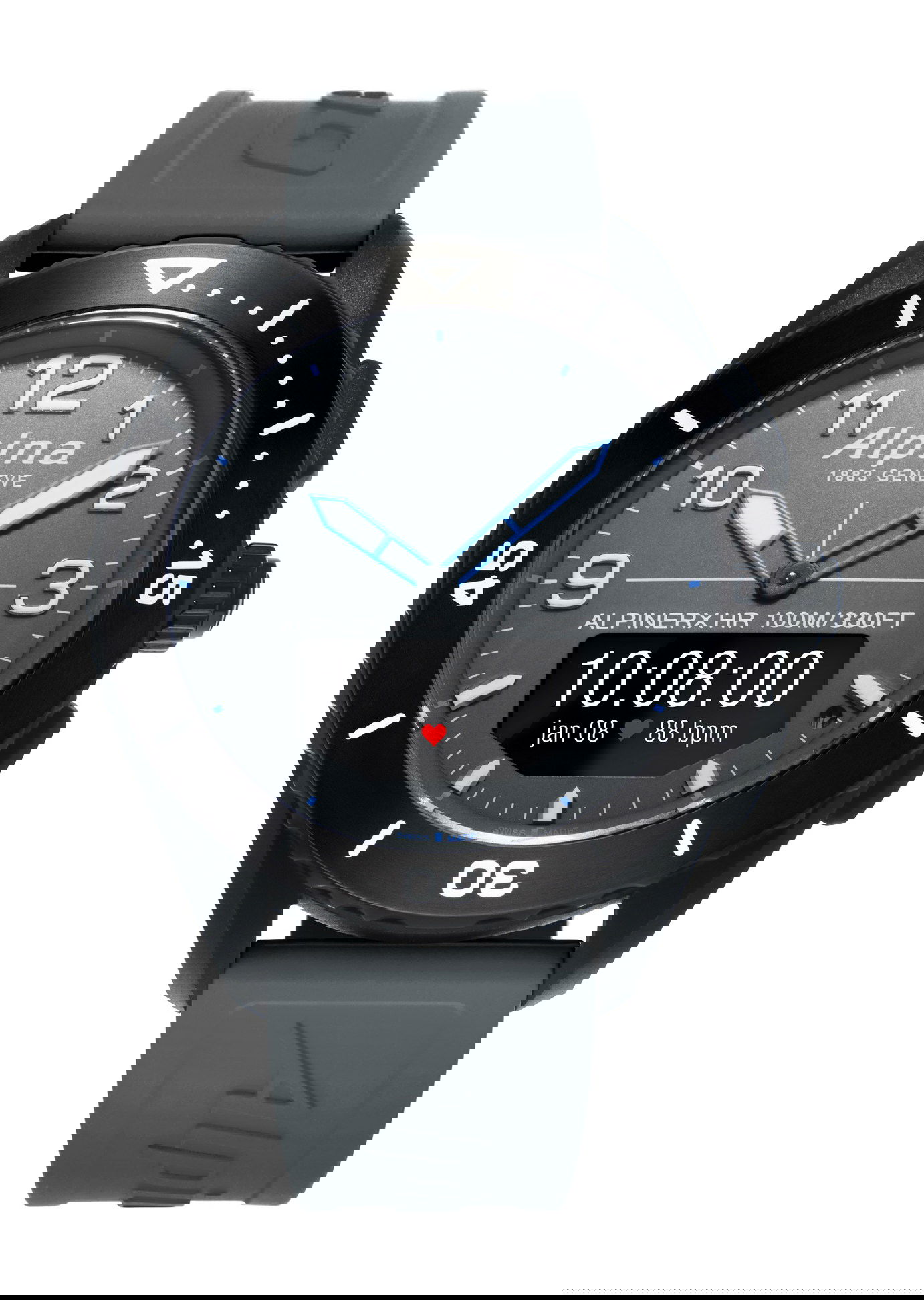 Alpina AlpinerX Alive luxury timepiece - detailed view