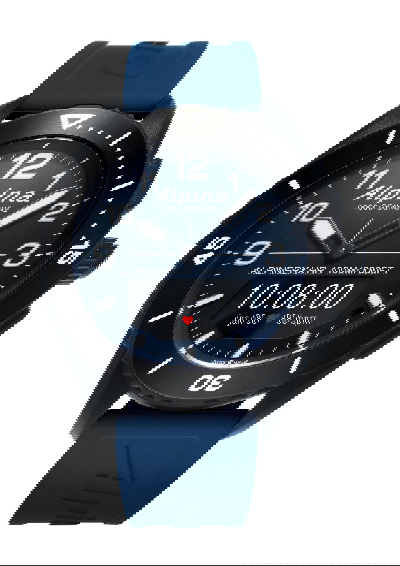 Alpina AlpinerX Alive luxury timepiece - detailed view