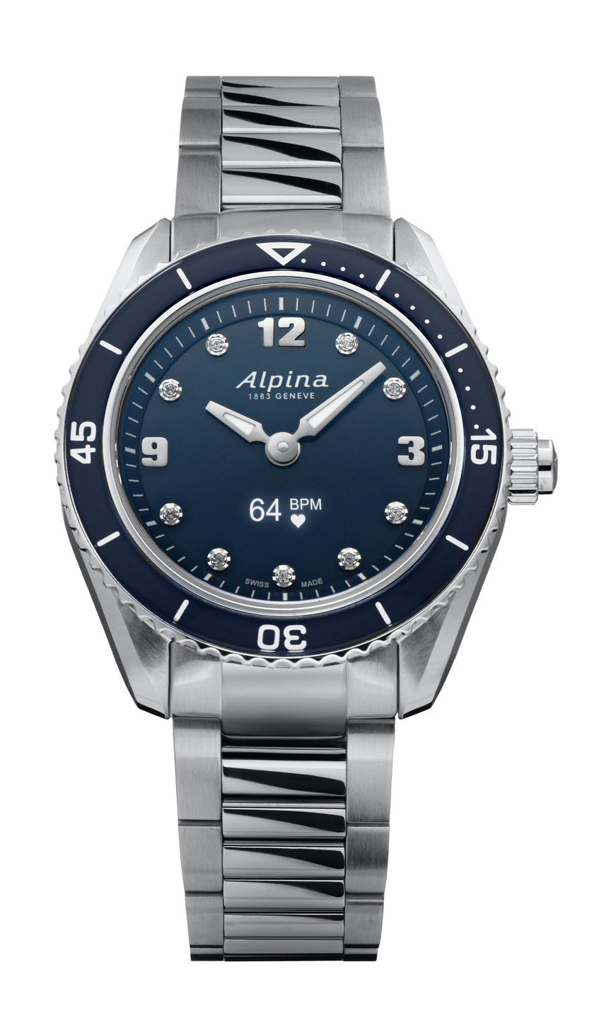 Alpina AlpinerX Comtesse Glacier luxury timepiece - detailed view