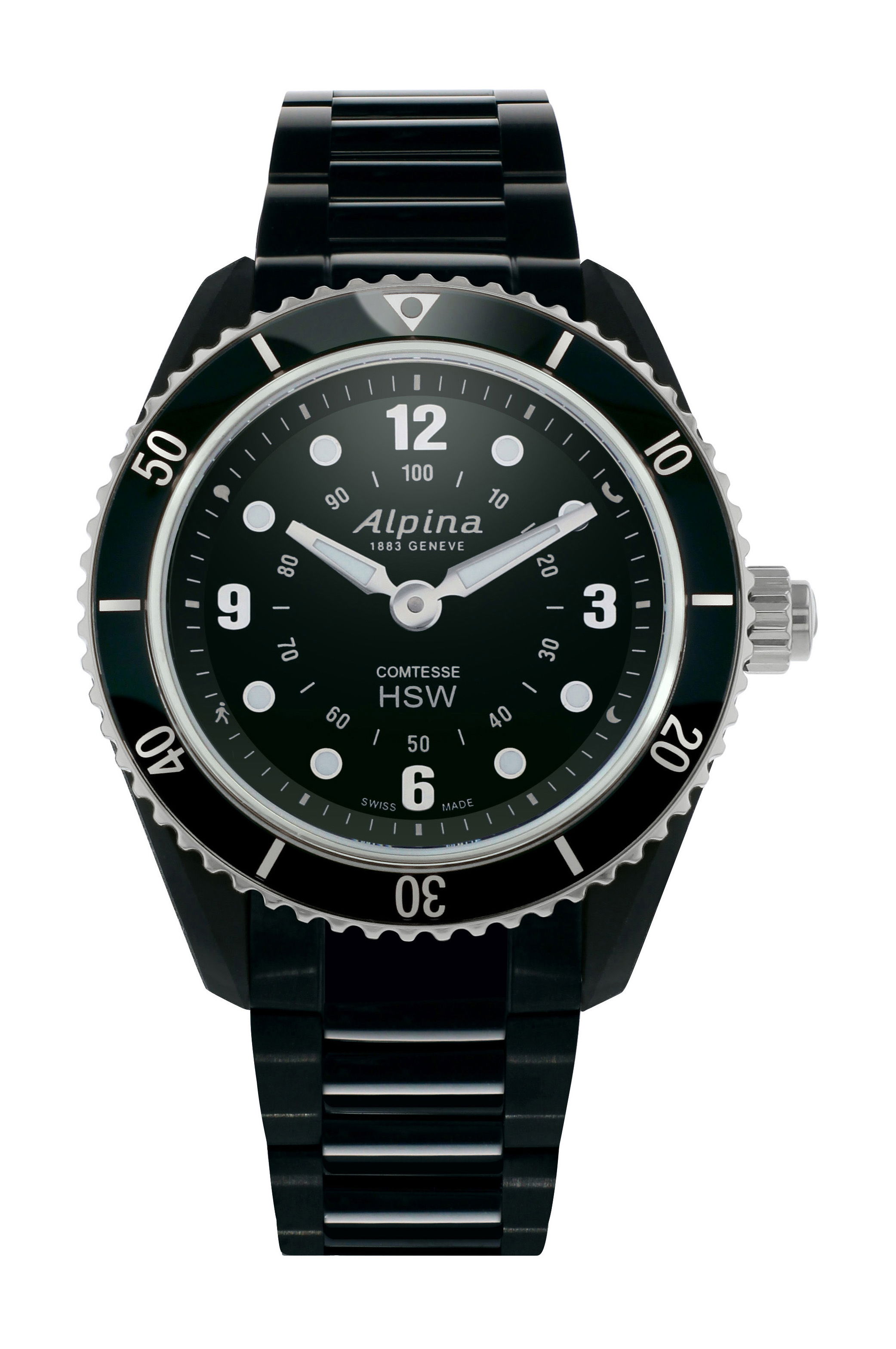 Alpina Comtesse HSW luxury timepiece - detailed view