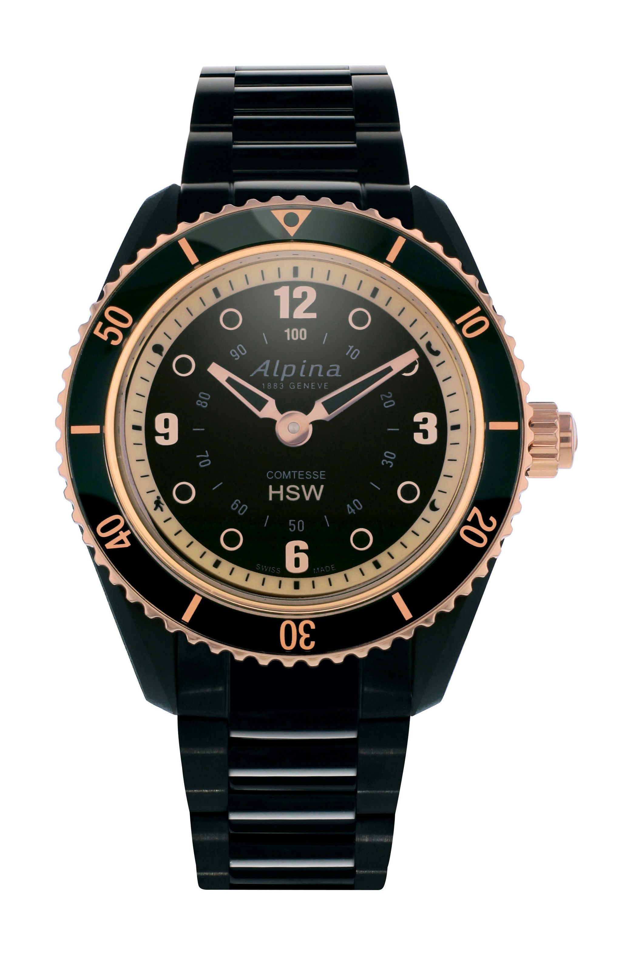 Alpina Comtesse HSW luxury timepiece - detailed view
