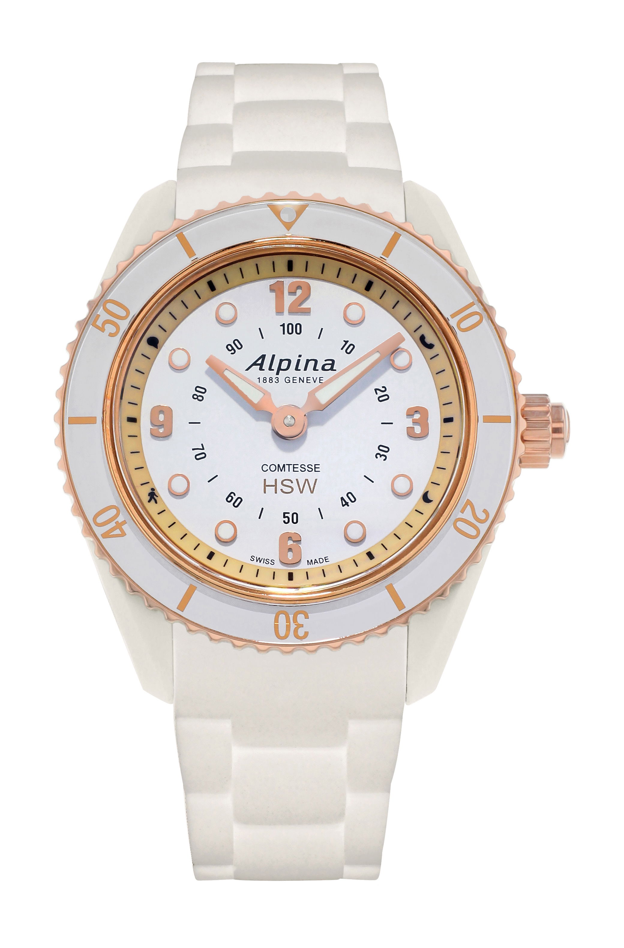 Alpina Comtesse HSW luxury timepiece - detailed view