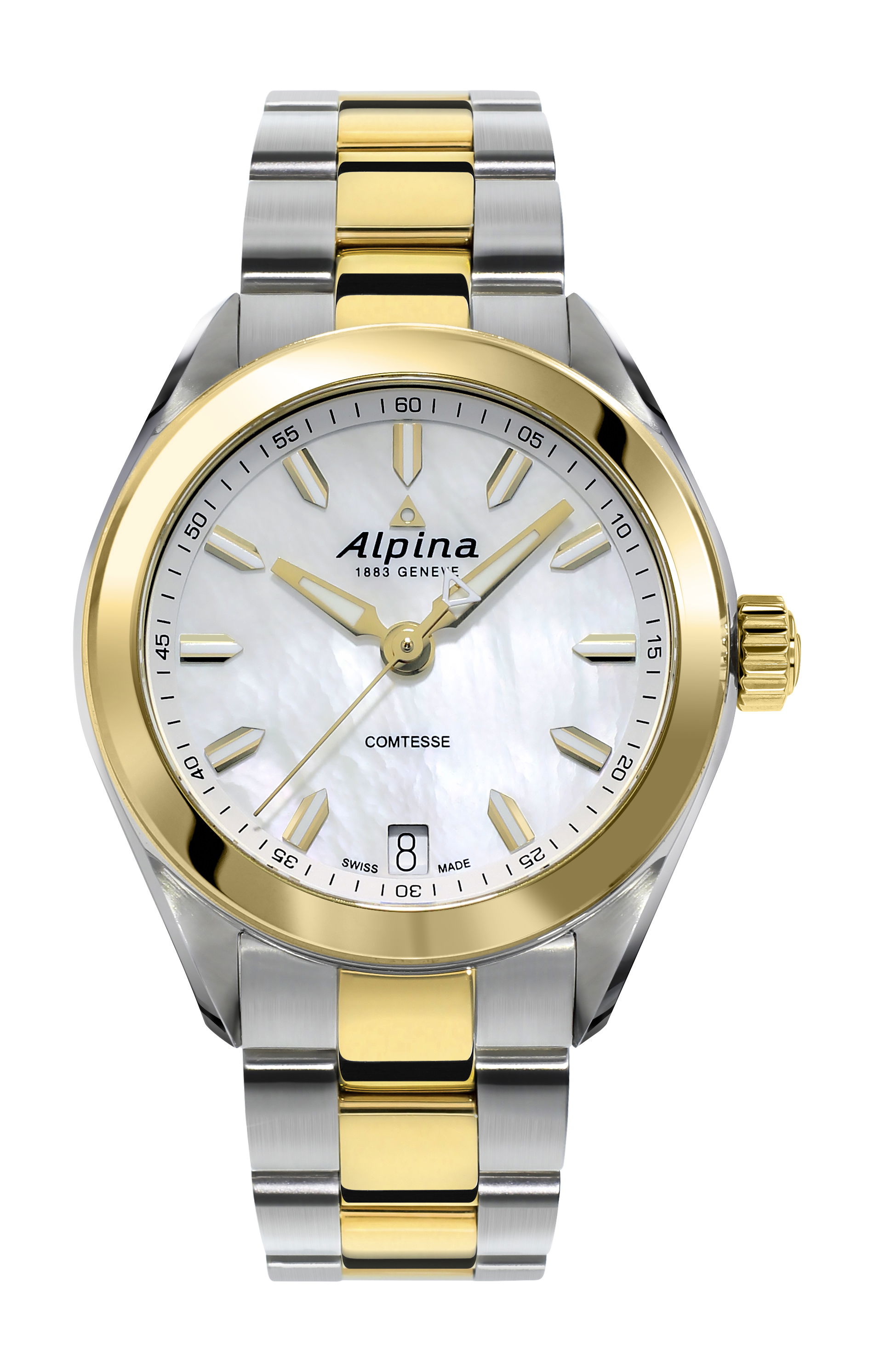 Alpina Comtesse Quartz luxury timepiece - detailed view