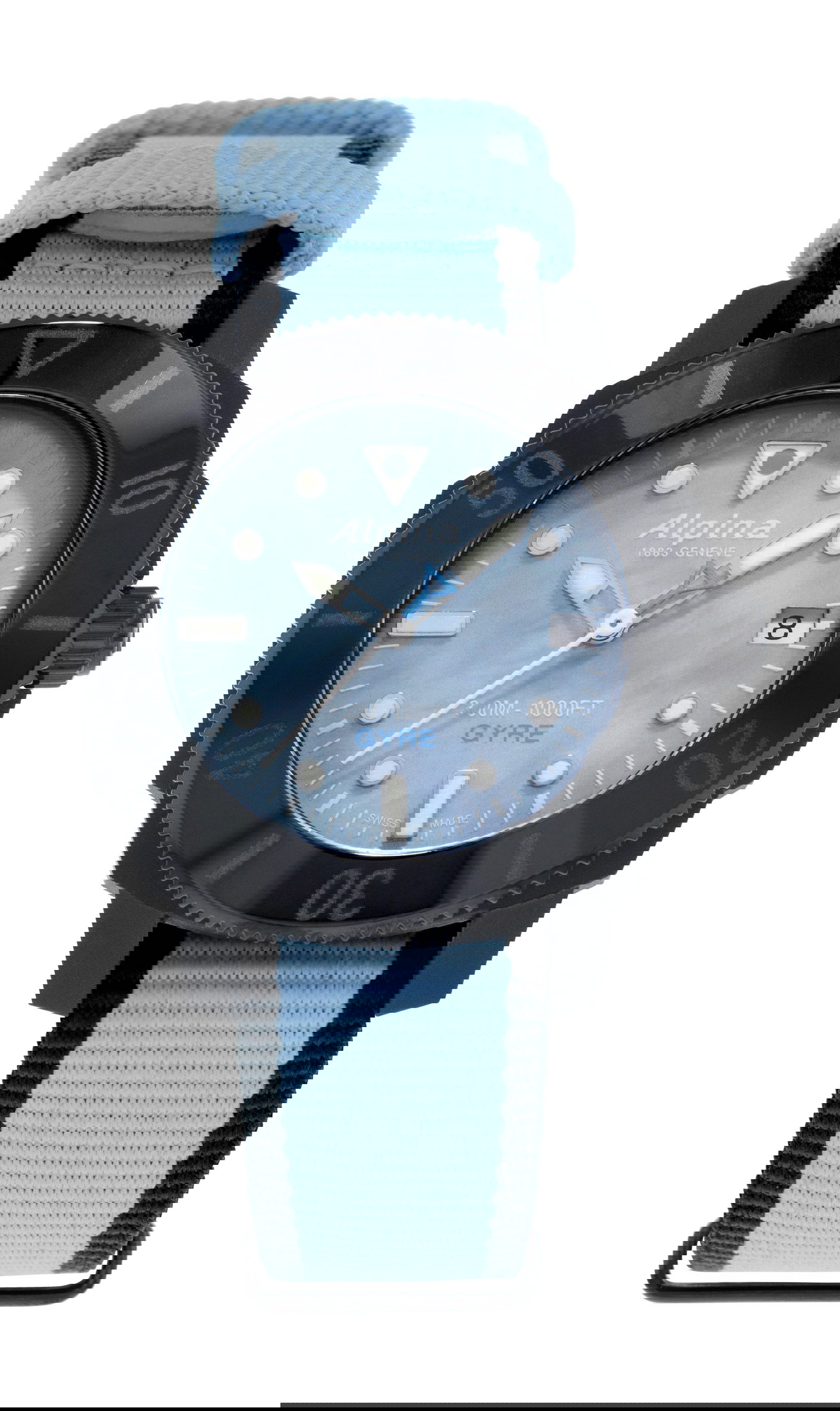 Alpina Seastrong Diver Comtesse Gyre Automatic luxury timepiece - detailed view