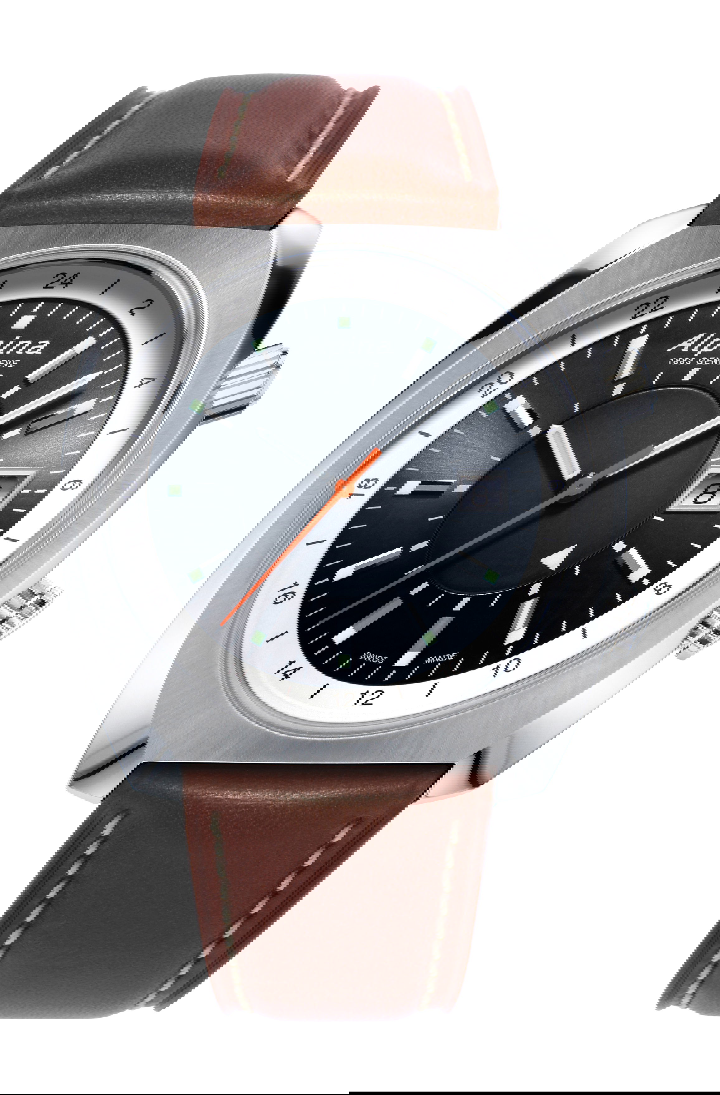 Alpina Startimer Pilot Heritage Automatic luxury timepiece - detailed view