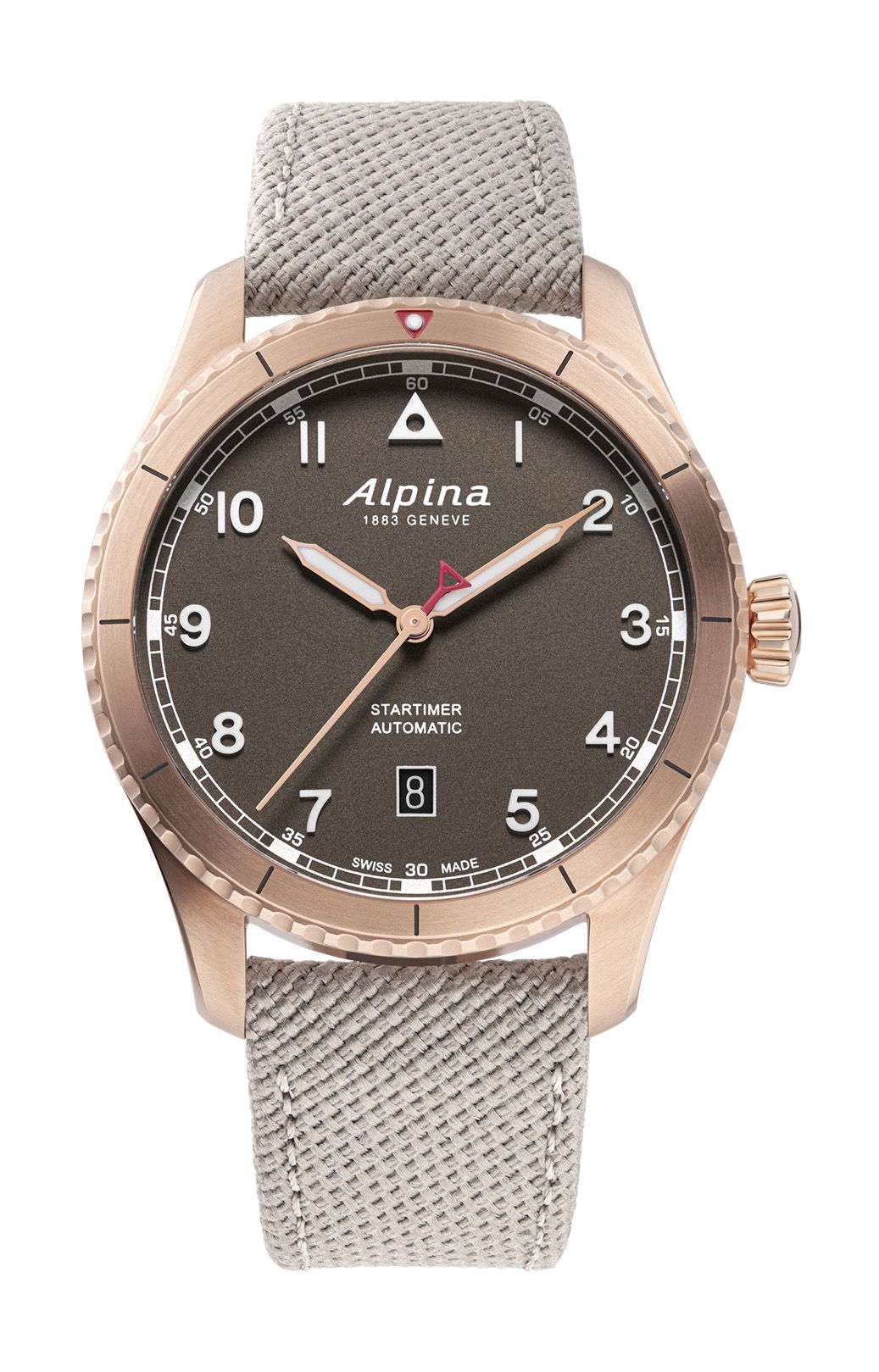 Alpina Startimer Pilot Automatic luxury timepiece - detailed view