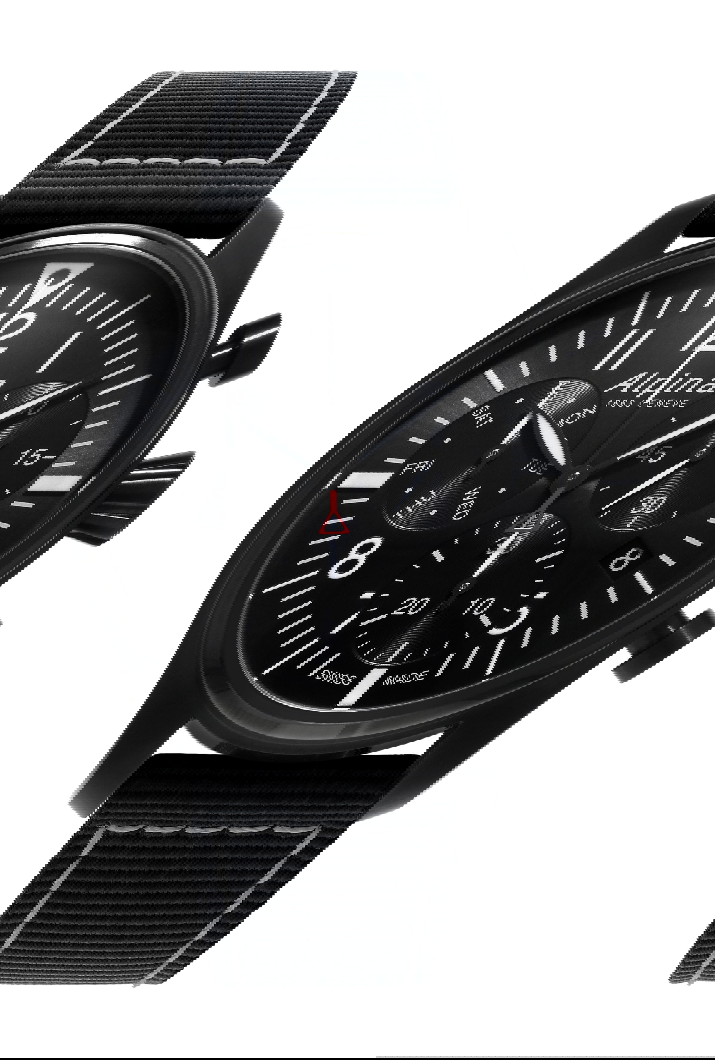 Alpina Startimer Pilot Chronograph Date luxury timepiece - detailed view