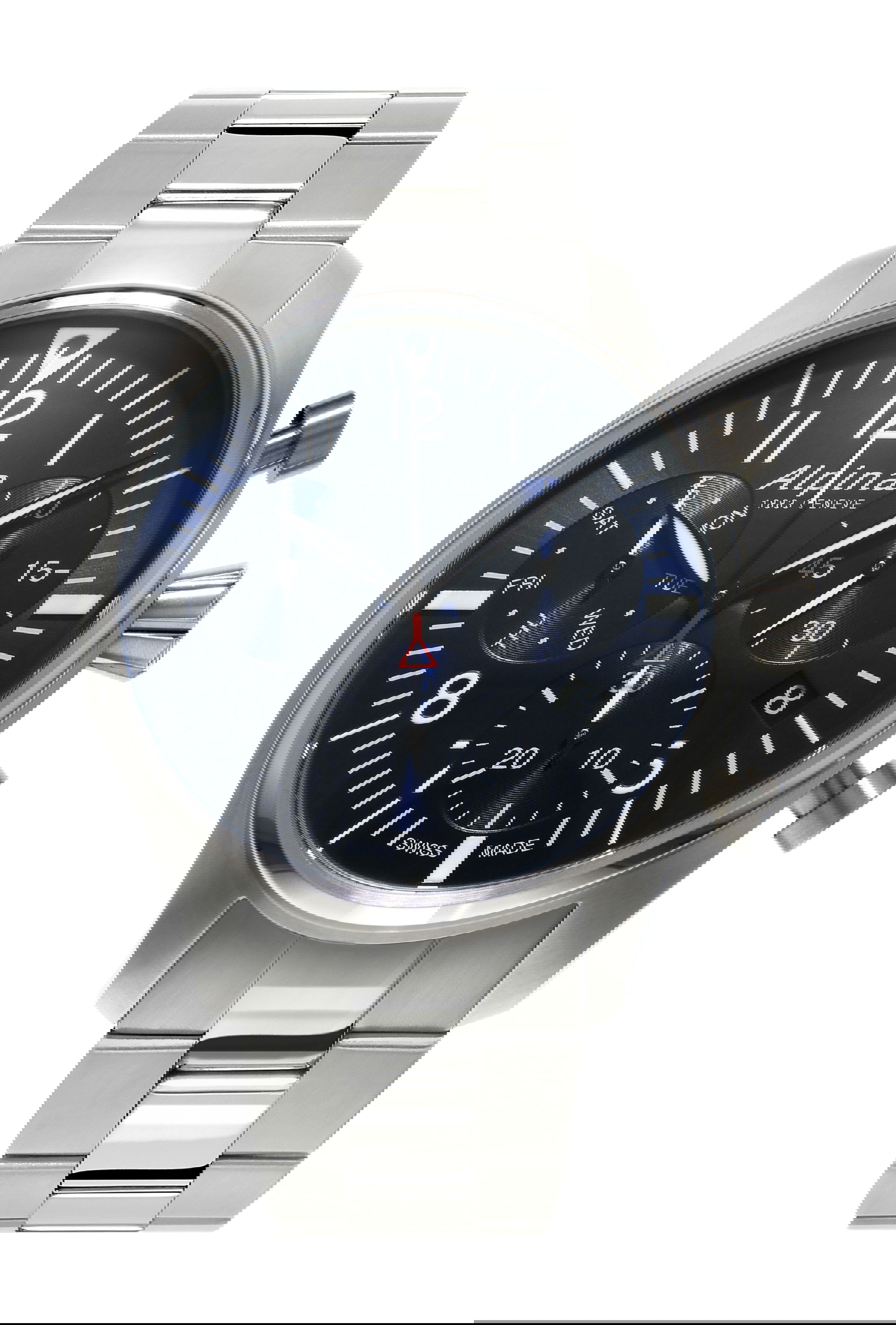 Alpina Startimer Pilot Chronograph Date luxury timepiece - detailed view