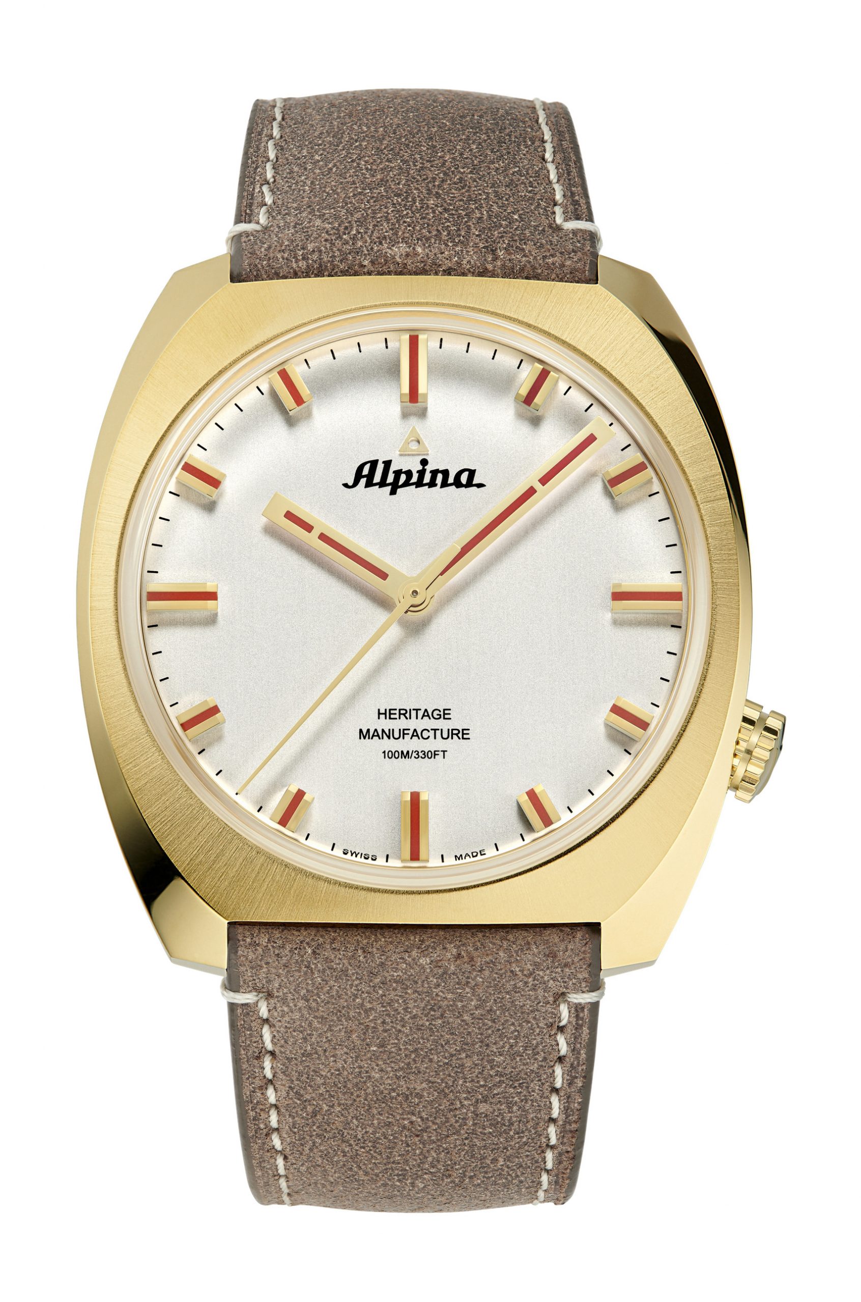 Alpina Startimer Pilot Heritage Manufacture luxury timepiece - detailed view