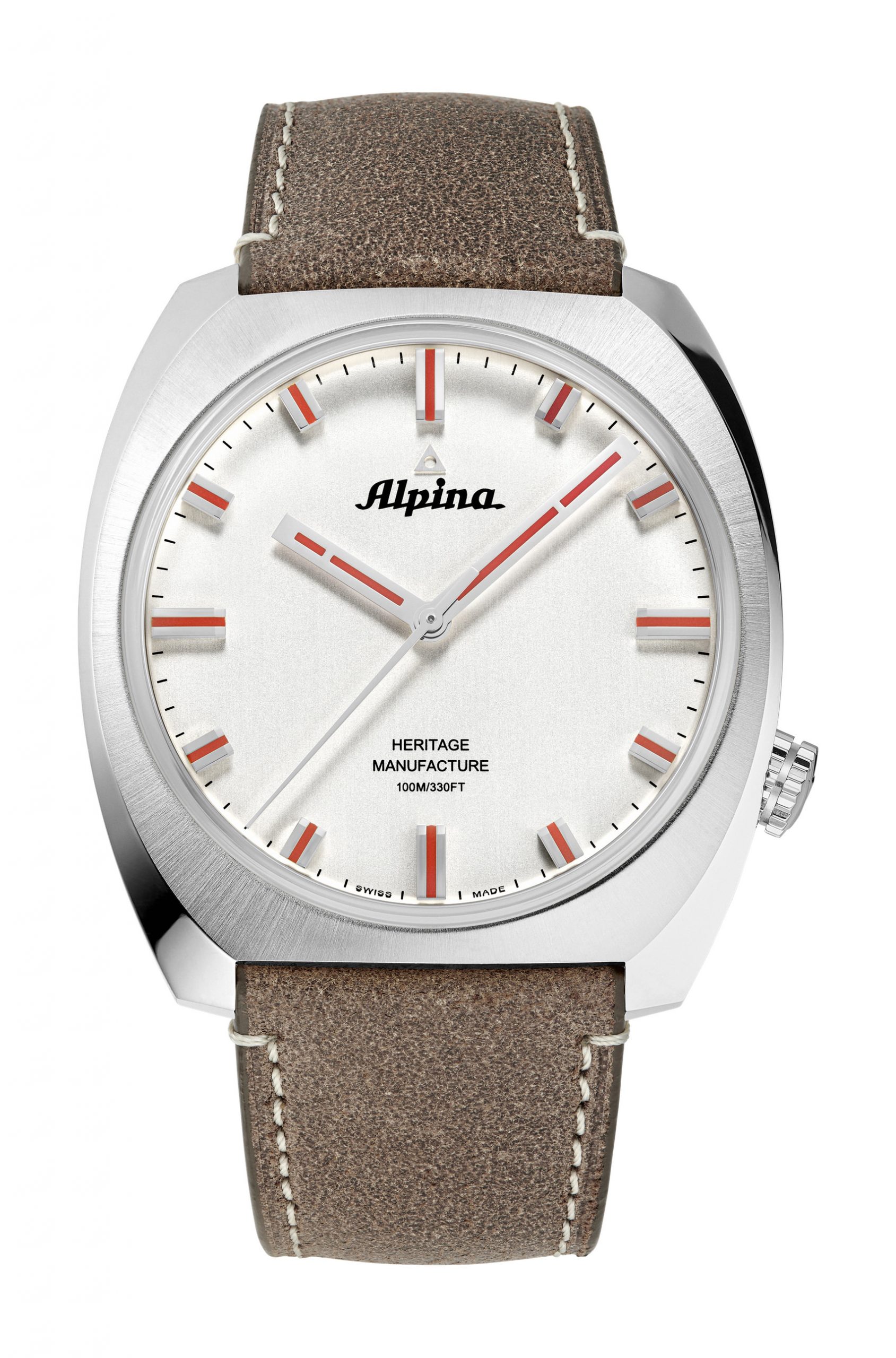 Alpina Startimer Pilot Heritage Manufacture luxury timepiece - detailed view