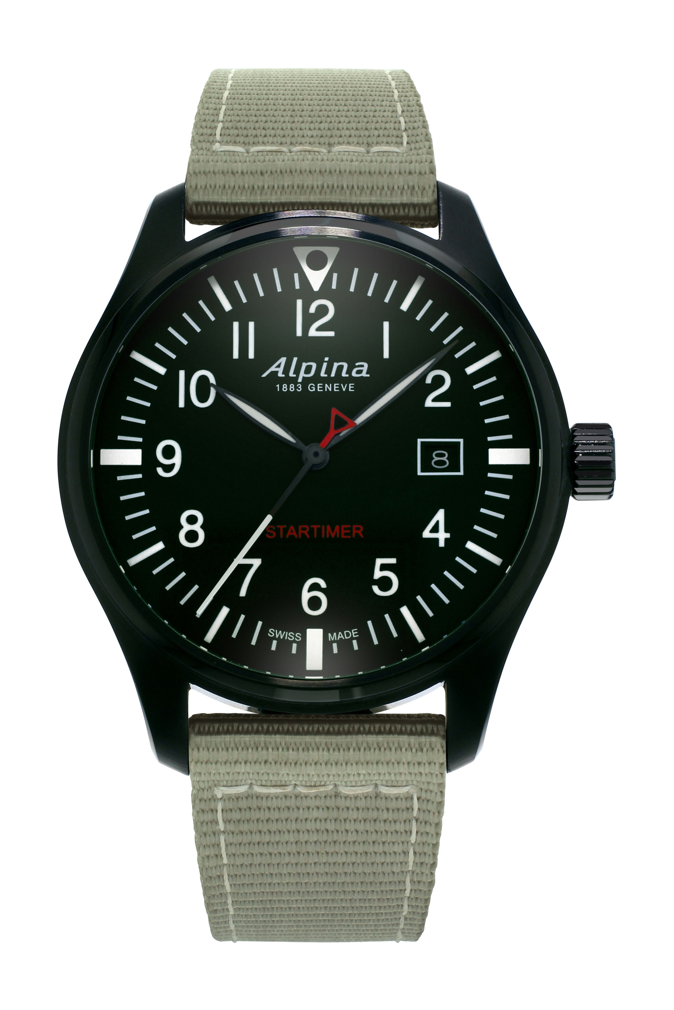 Alpina Startimer Pilot Quartz luxury timepiece - detailed view