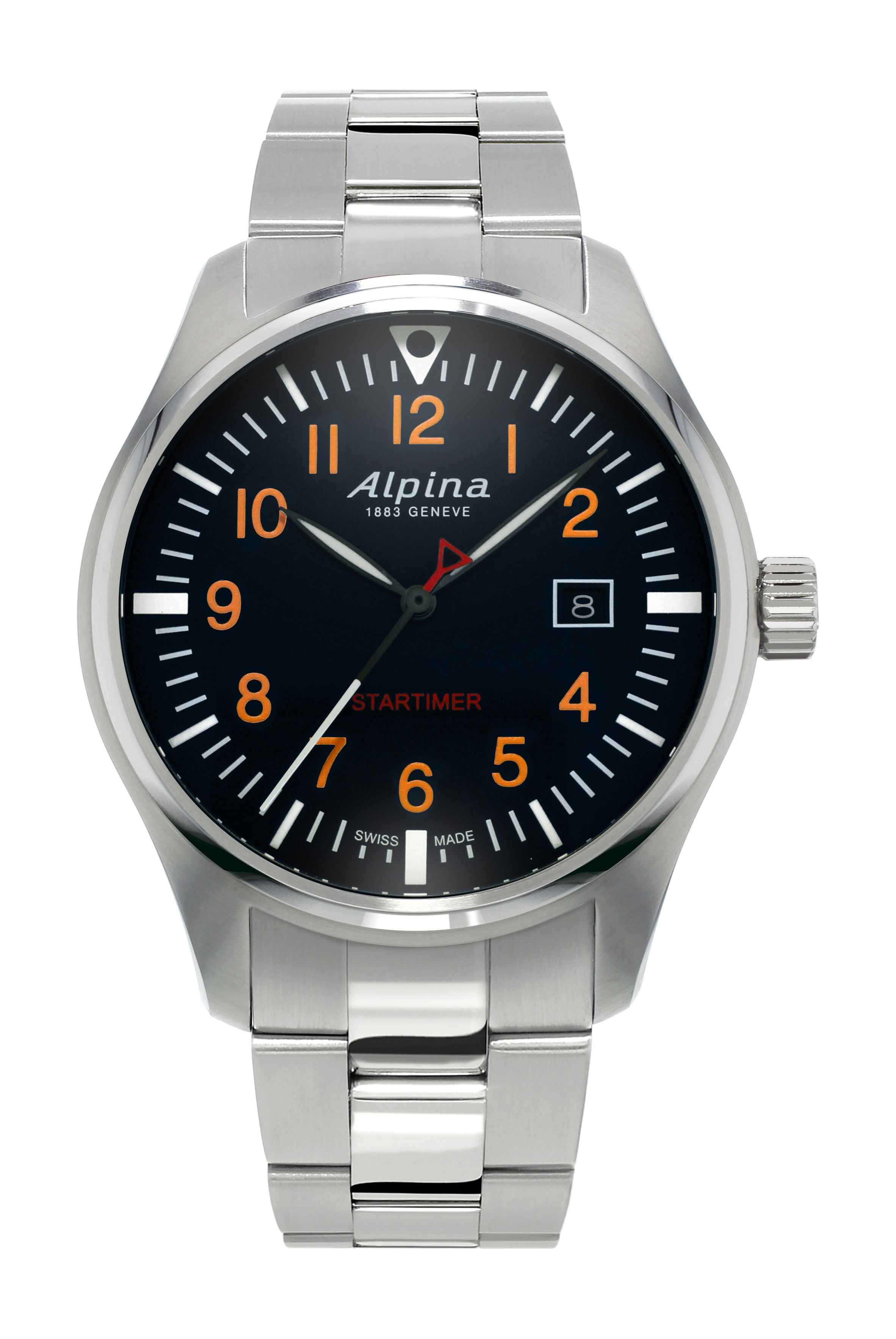Alpina Startimer Pilot Quartz luxury timepiece - detailed view