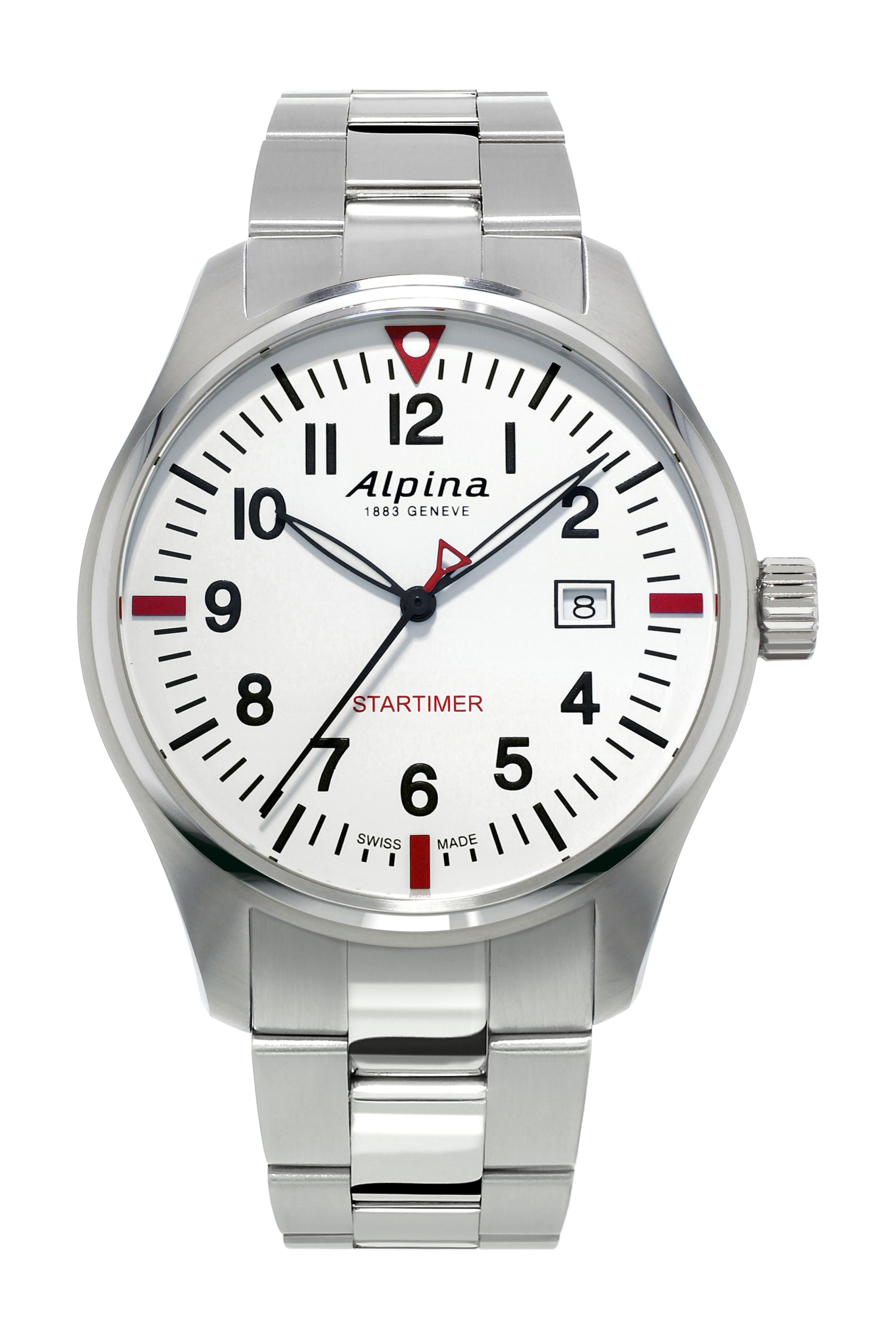 Alpina Startimer Pilot Quartz luxury timepiece - detailed view