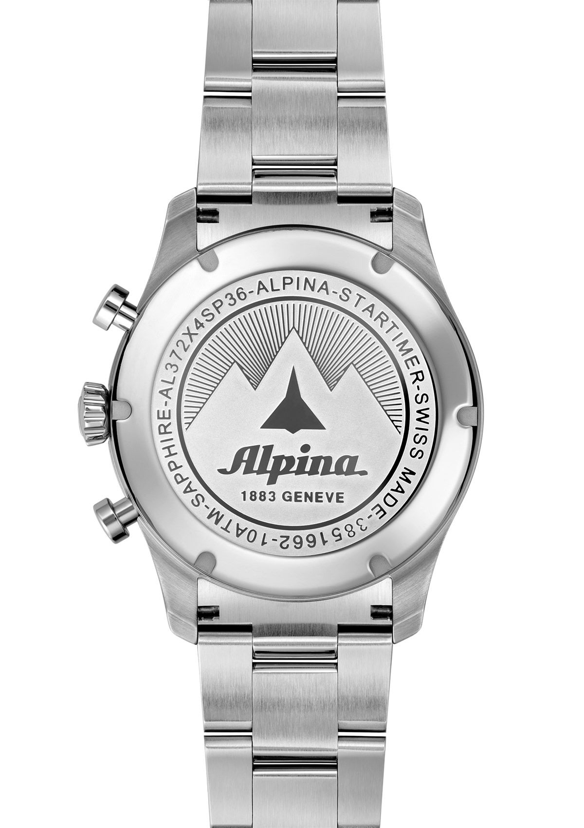 Alpina Startimer Pilot Quartz Chronograph Big Date Black - View 2
